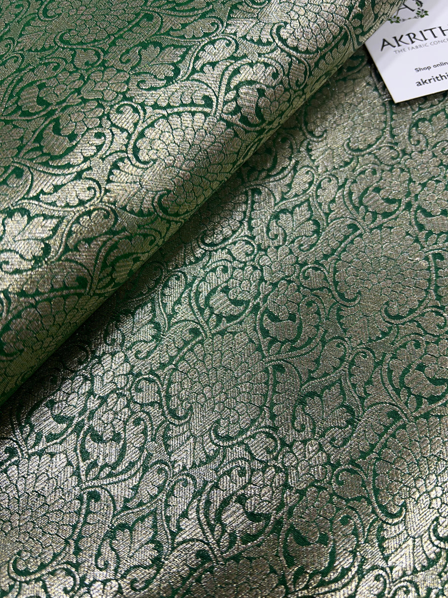 Pure Banarasi brocade fabric