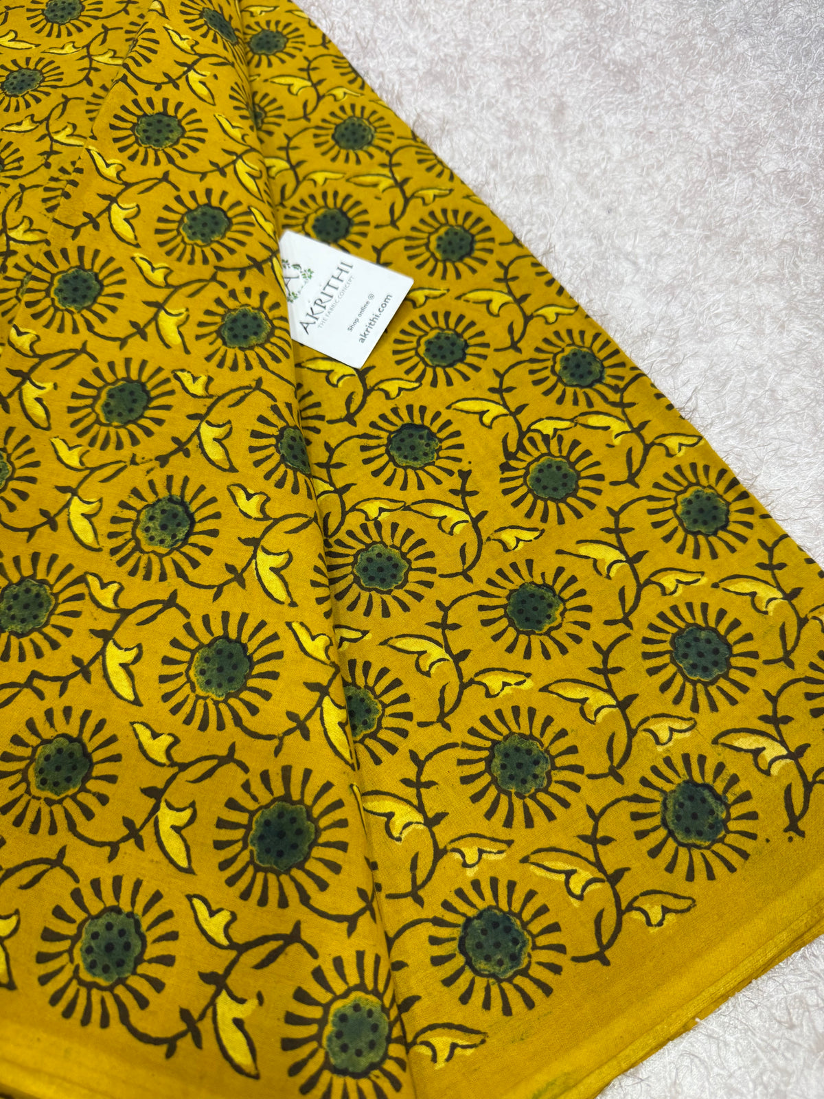 Ajrakh Hand block cotton fabric
