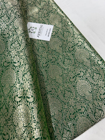 Pure Banarasi brocade fabric