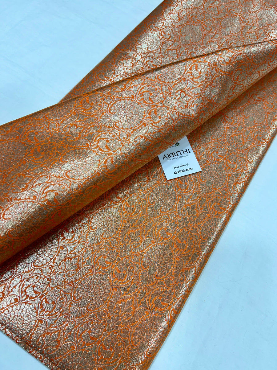 Pure Banarasi brocade fabric