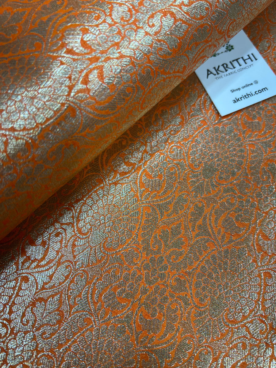 Pure Banarasi brocade fabric