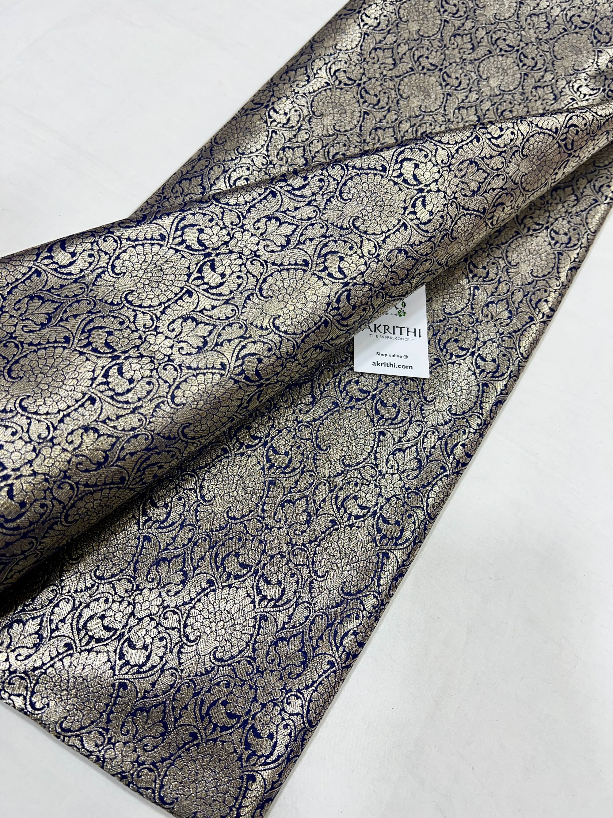 Pure Banarasi brocade fabric