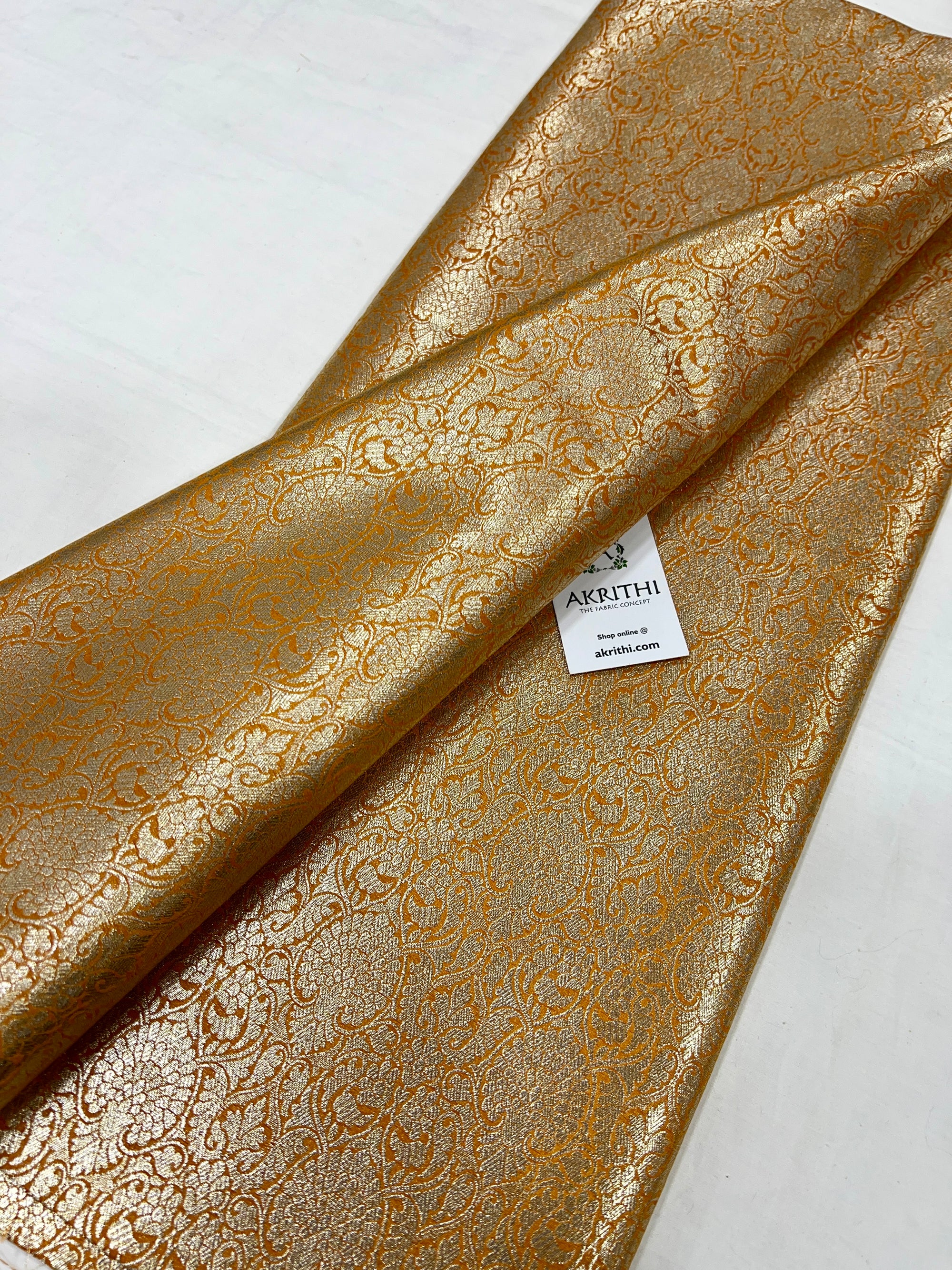 Pure Banarasi brocade fabric