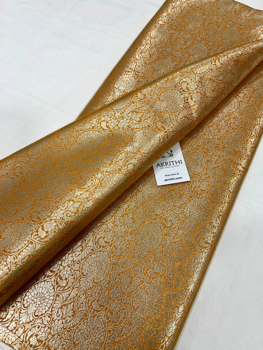 Pure Banarasi brocade fabric