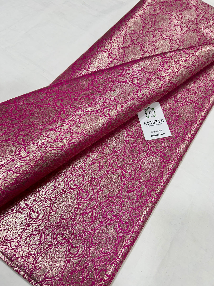 Pure Banarasi brocade fabric