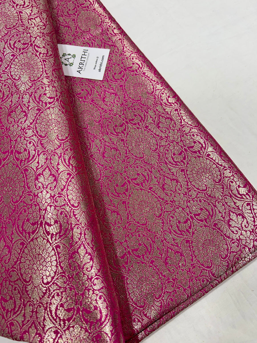 Pure Banarasi brocade fabric