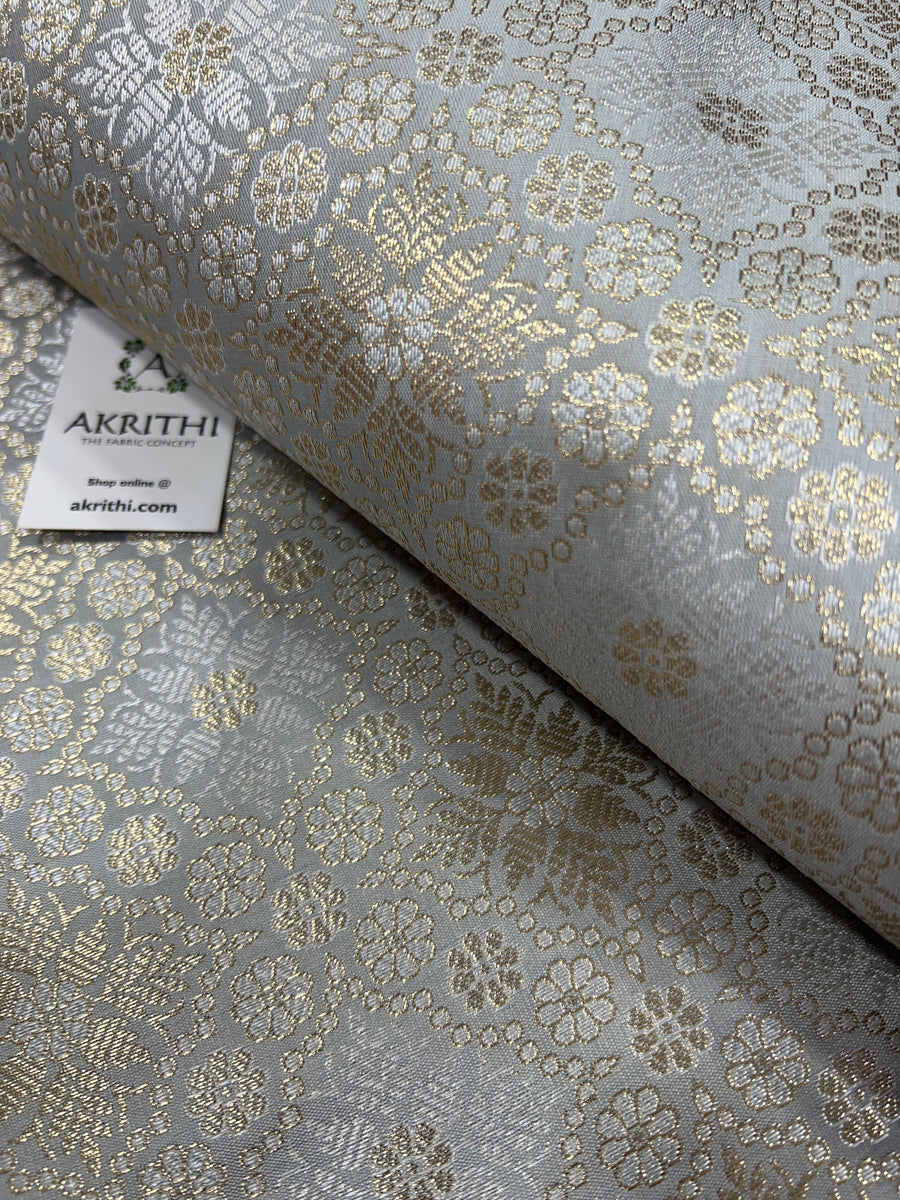 Pure Banarasi brocade fabric