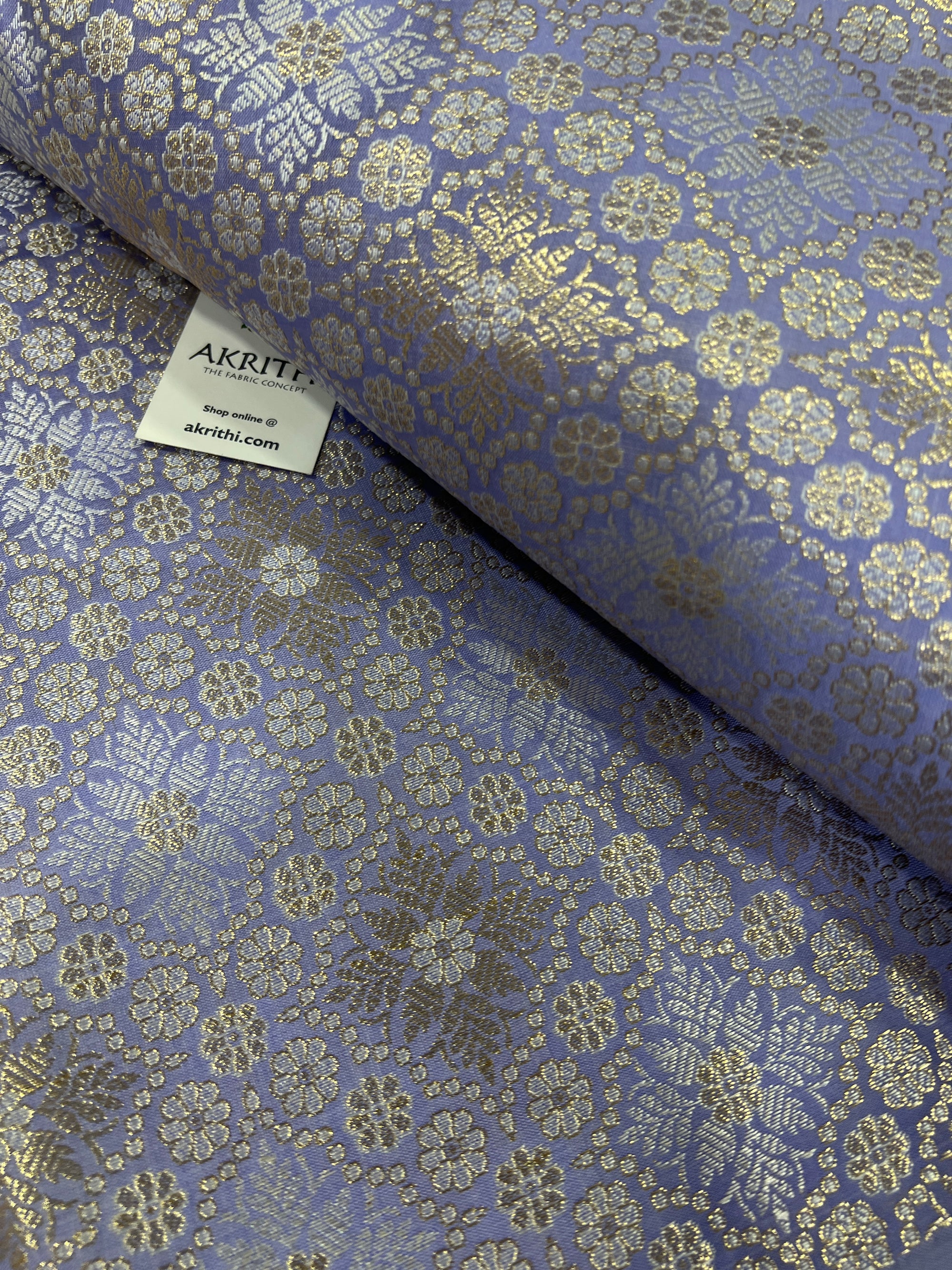 Pure Banarasi brocade fabric