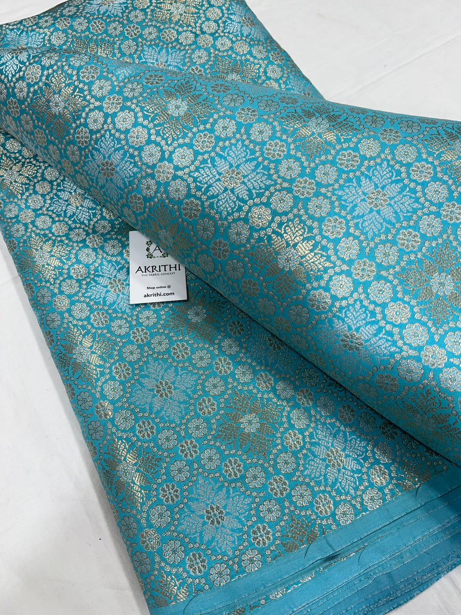 Pure Banarasi brocade fabric