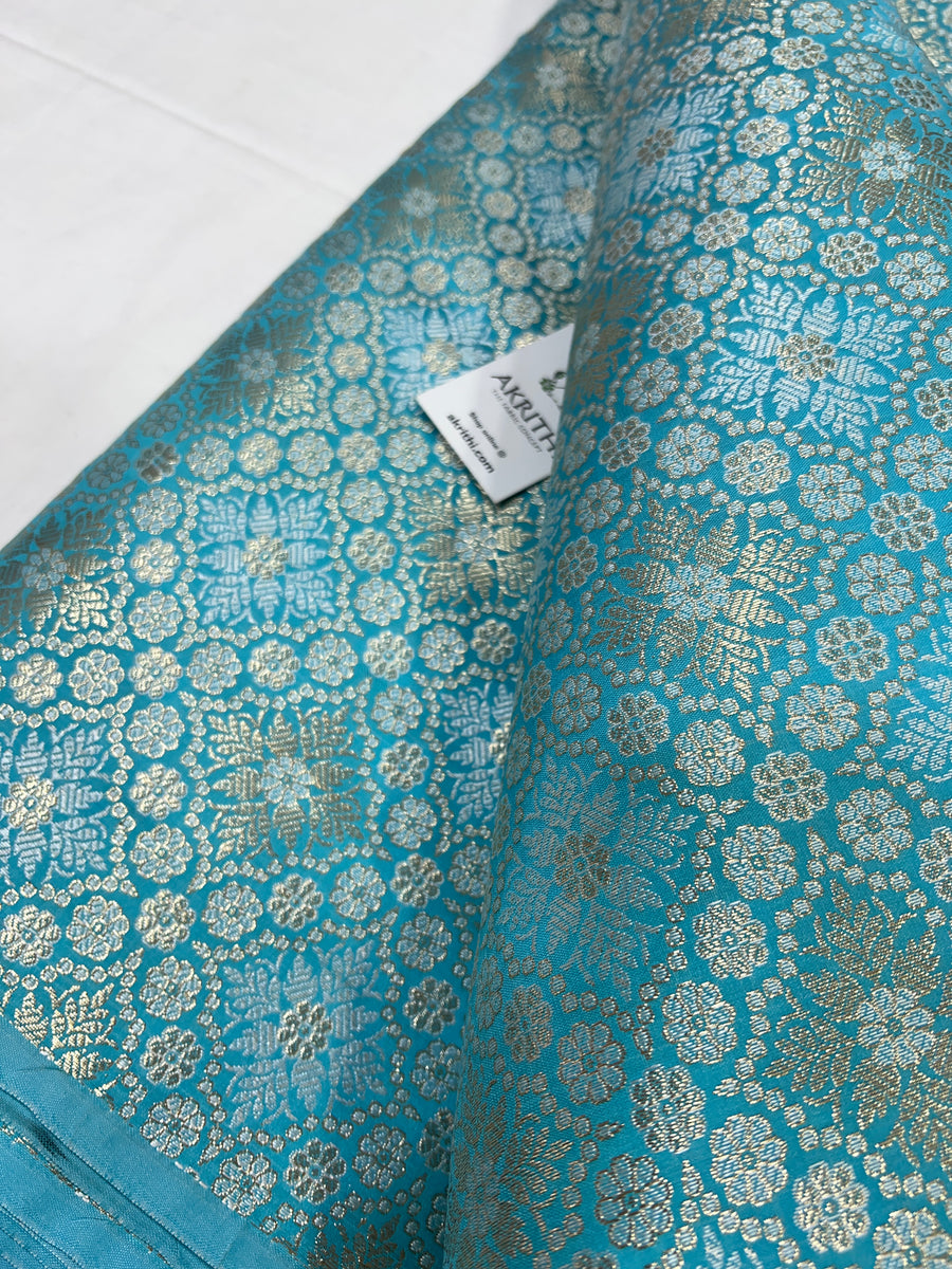 Pure Banarasi brocade fabric