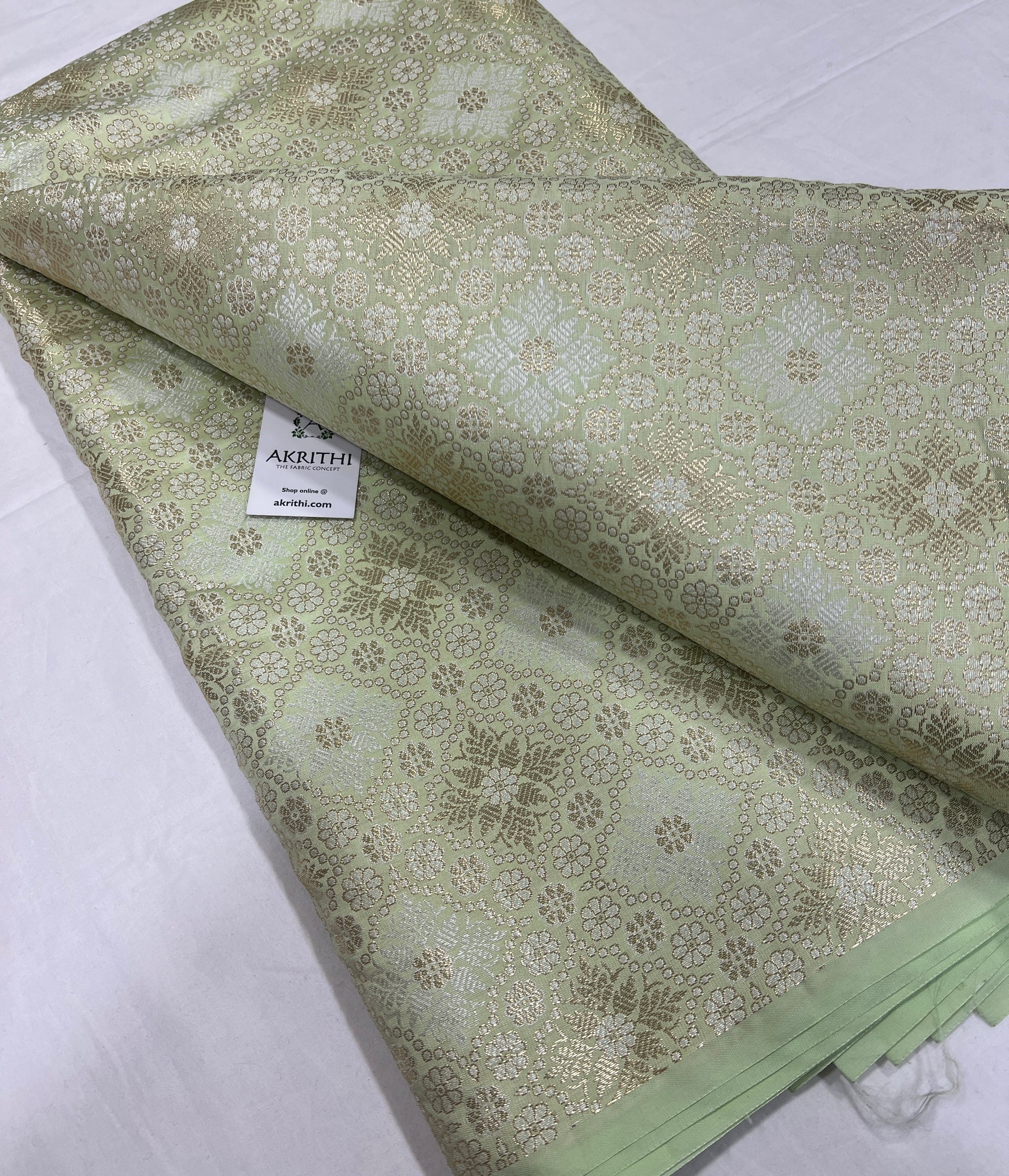 Pure Banarasi brocade fabric