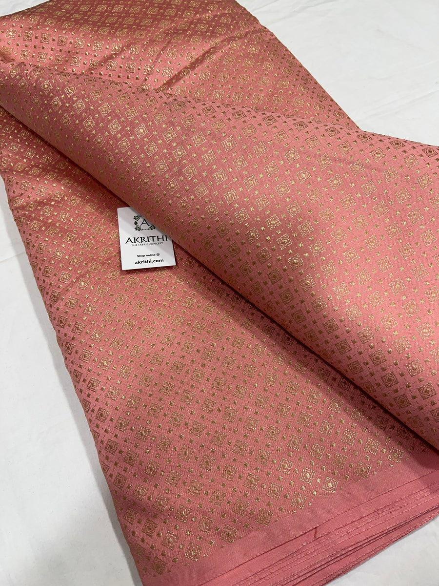 Pure Banarasi brocade fabric