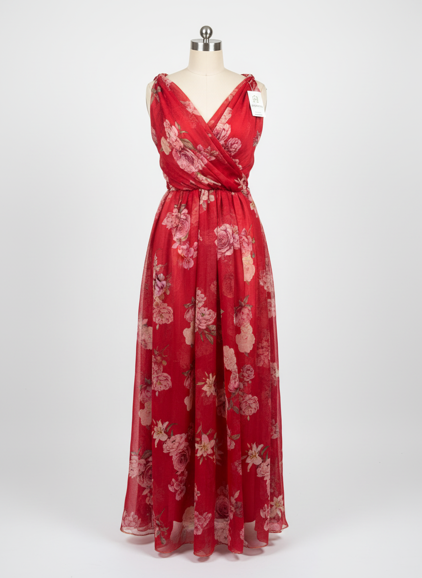 Printed viscose jute fabric