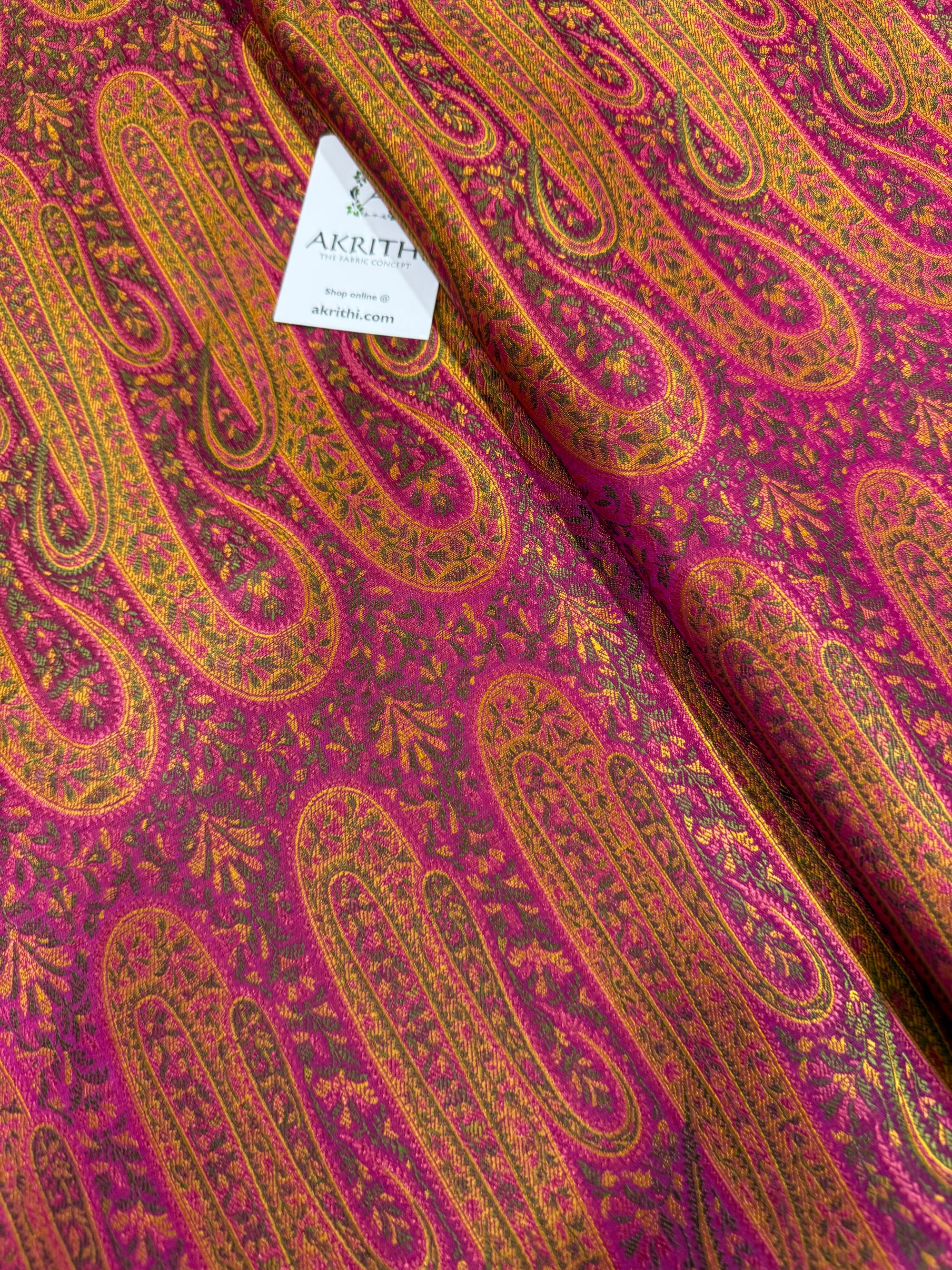 Pure Banarasi brocade fabric