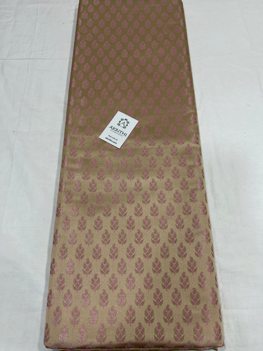 Pure Banarasi brocade fabric