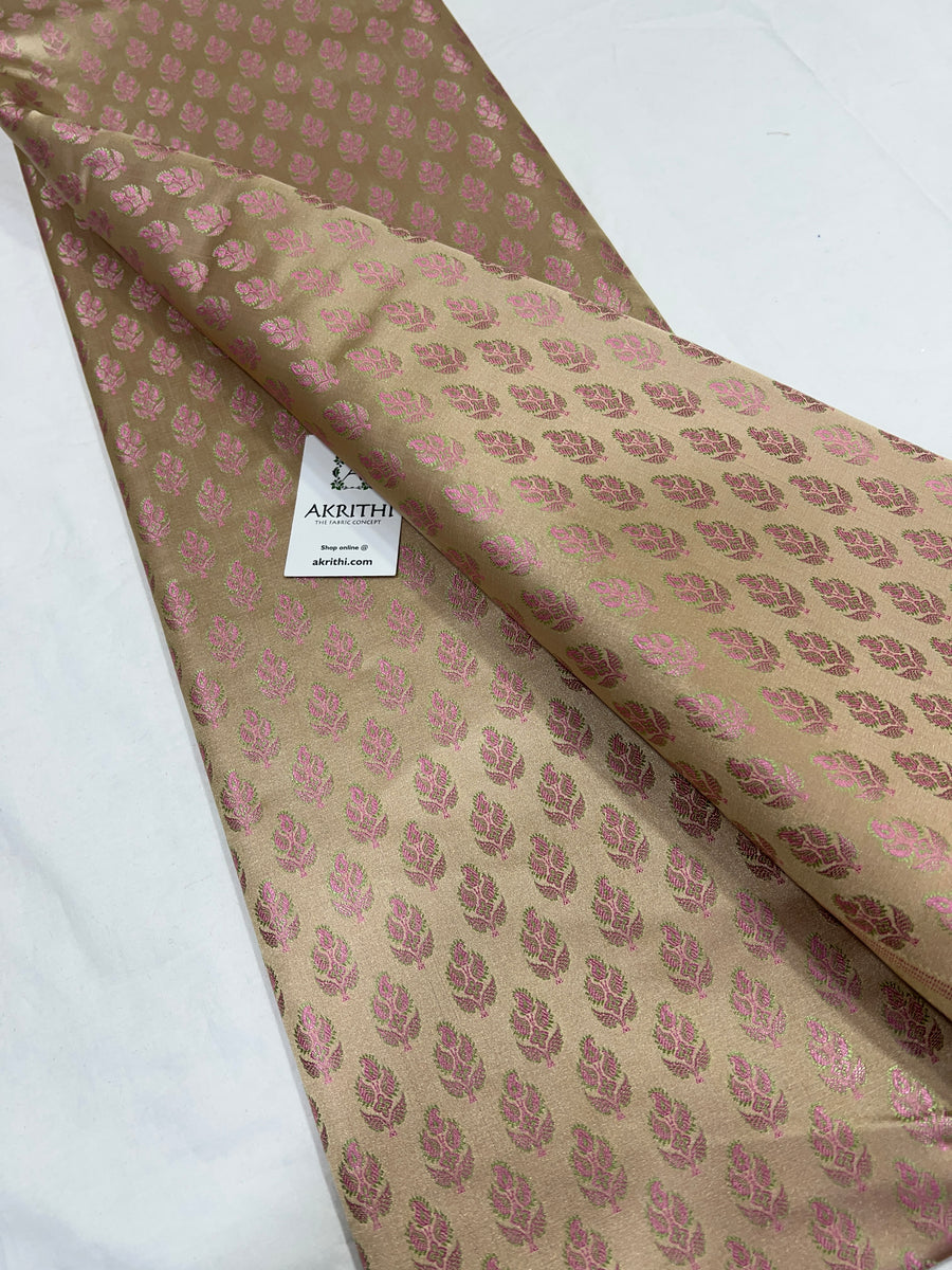 Pure Banarasi brocade fabric