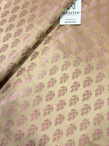 Pure Banarasi brocade fabric