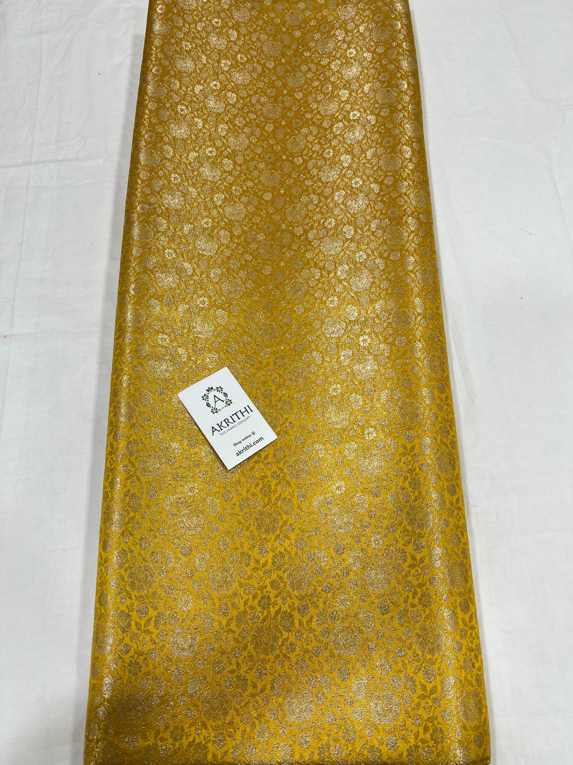 Pure tissue Banarasi brocade fabric