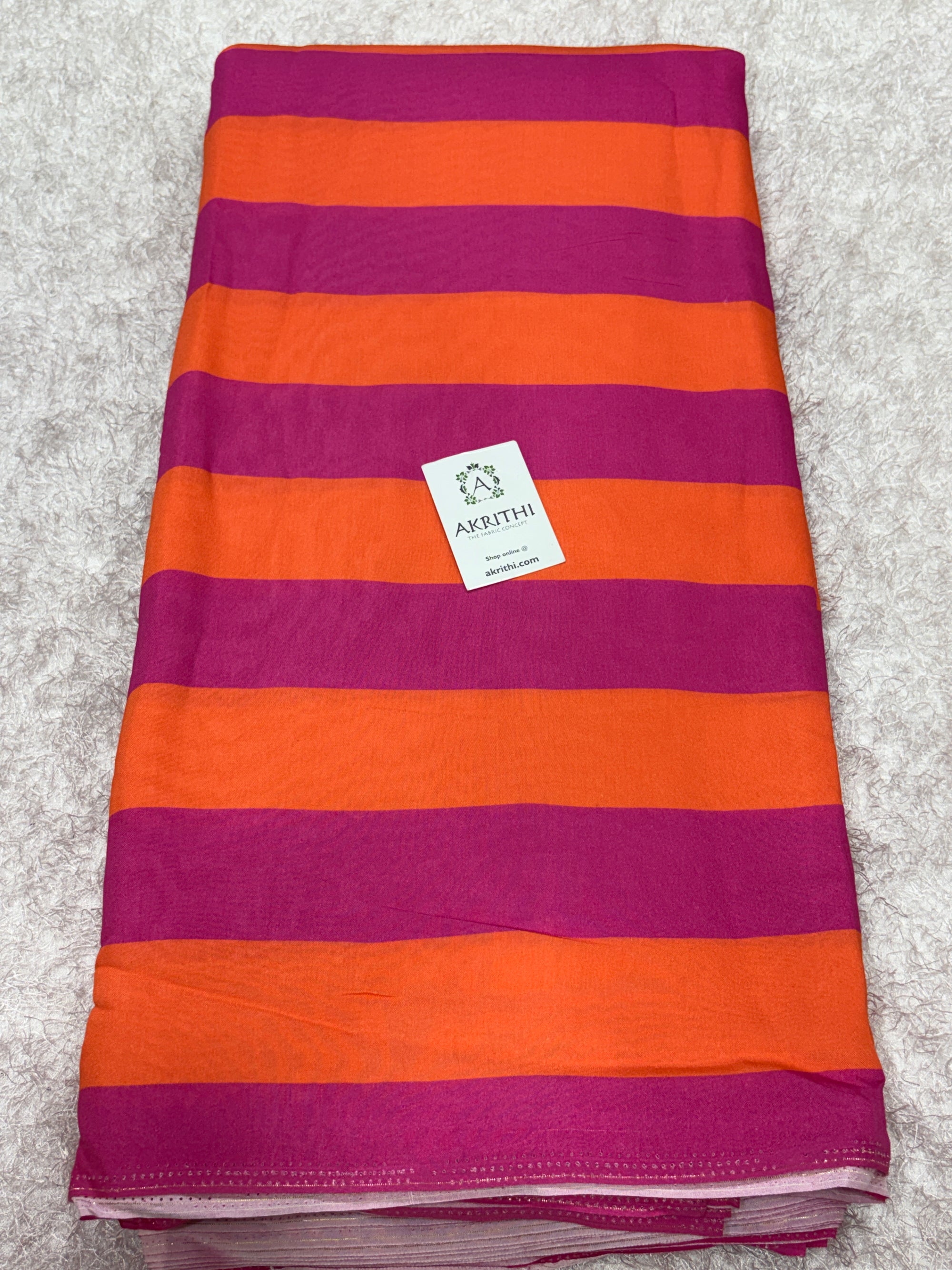 Printed muslin fabric