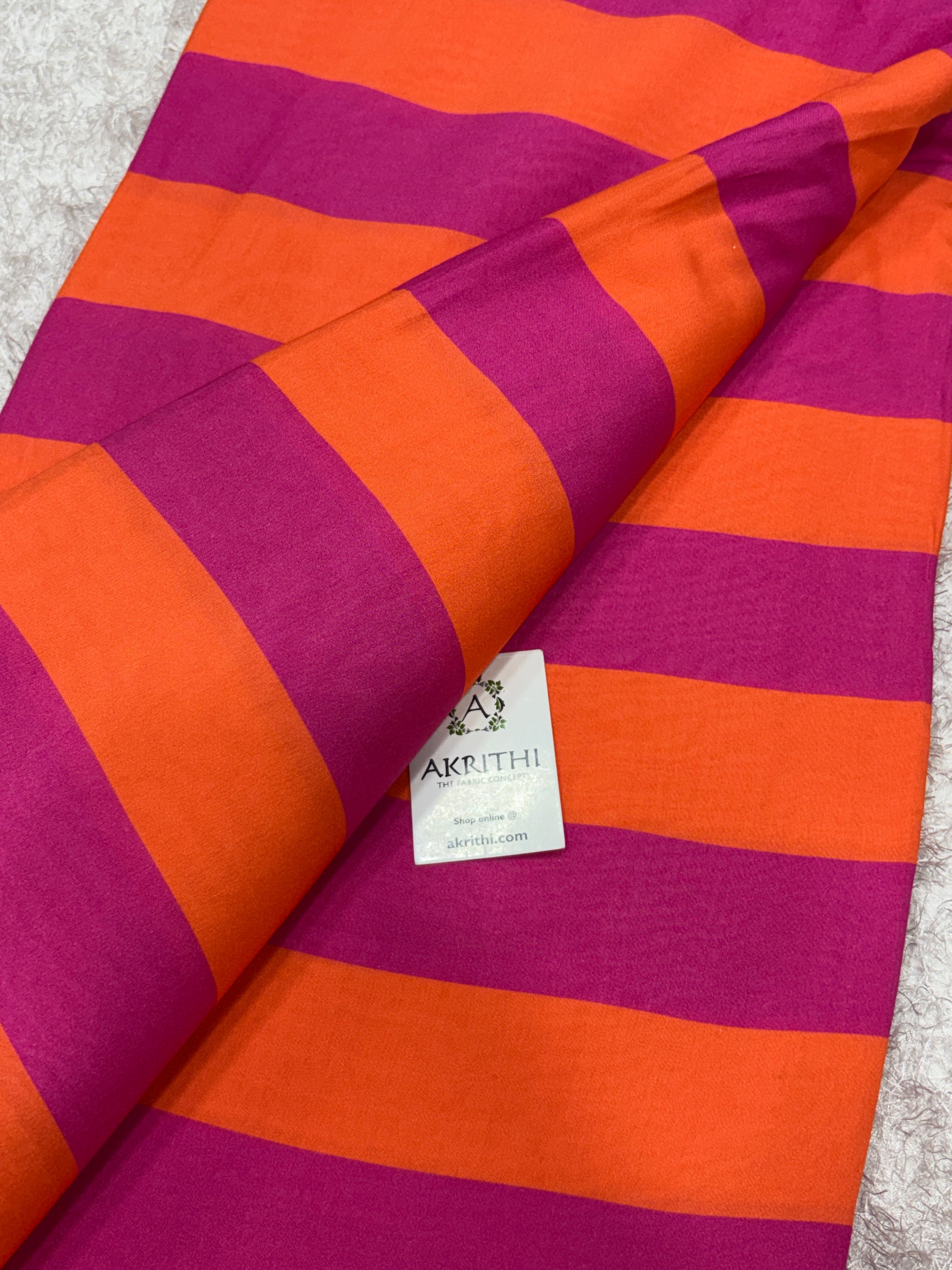 Printed muslin fabric