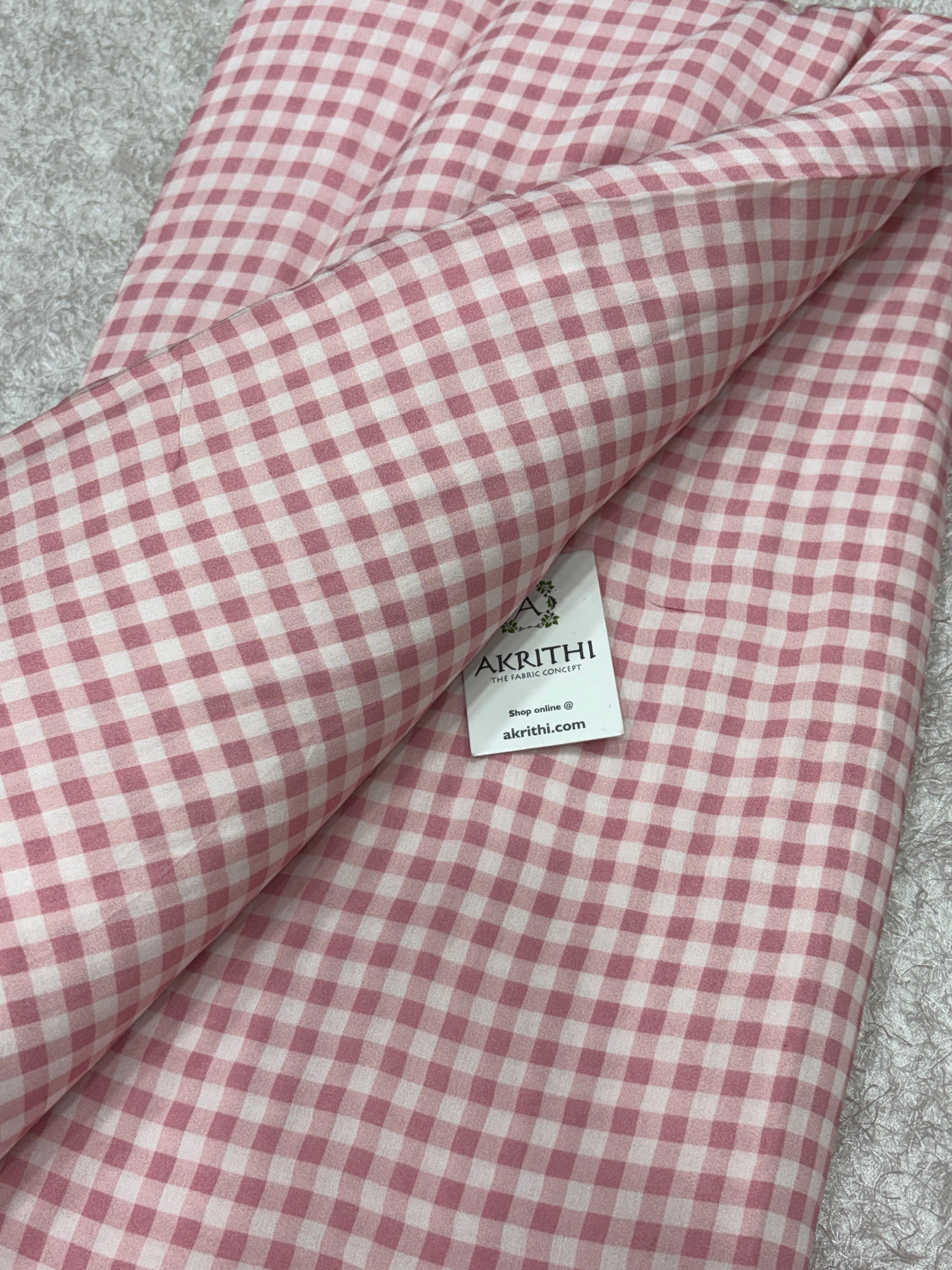 Printed muslin fabric