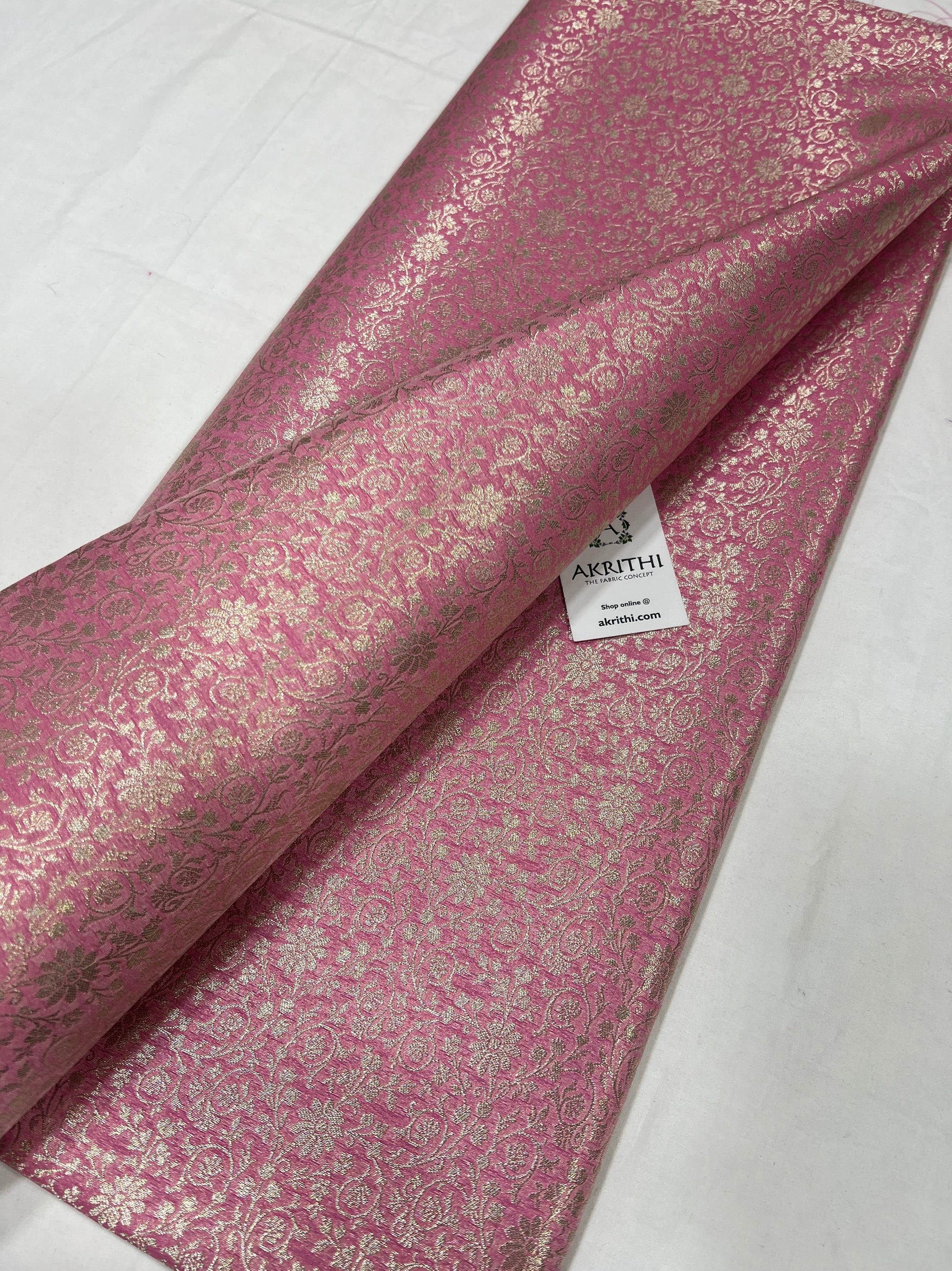 Pure Banarasi brocade fabric