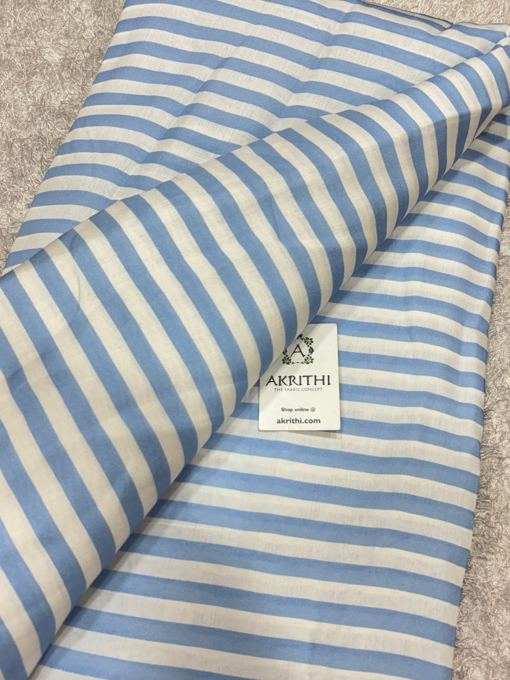 Printed muslin fabric