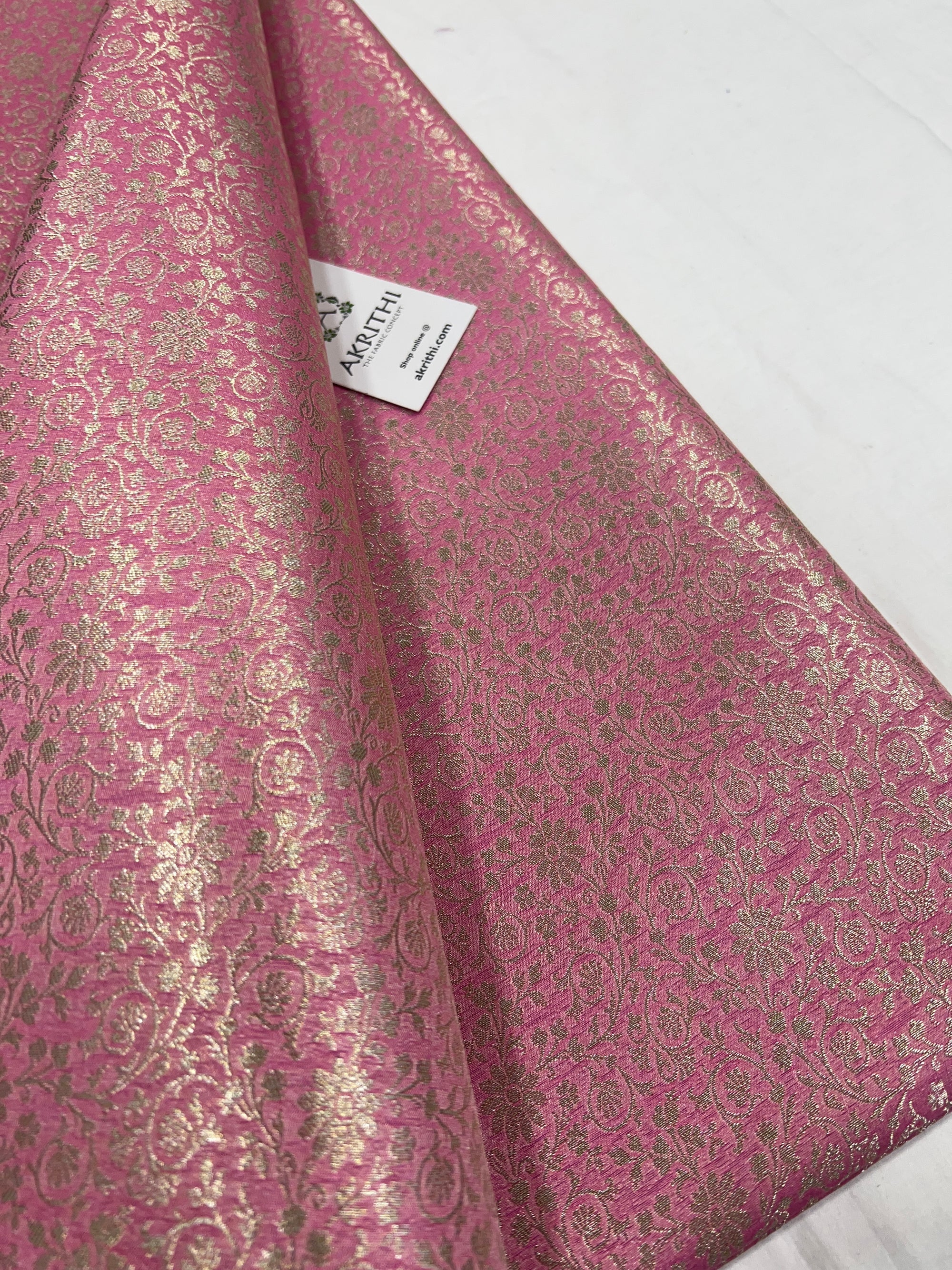 Pure Banarasi brocade fabric