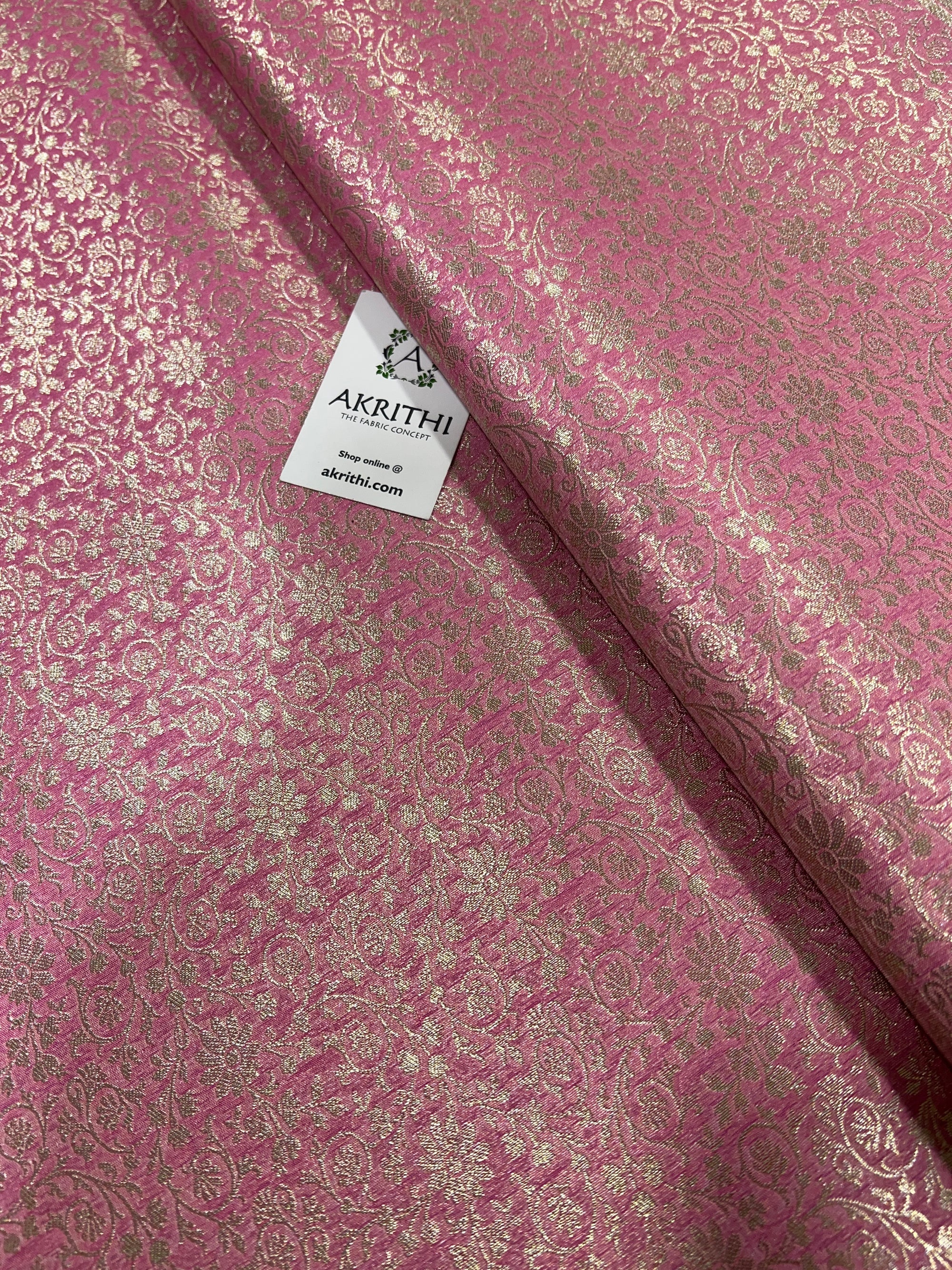 Pure Banarasi brocade fabric