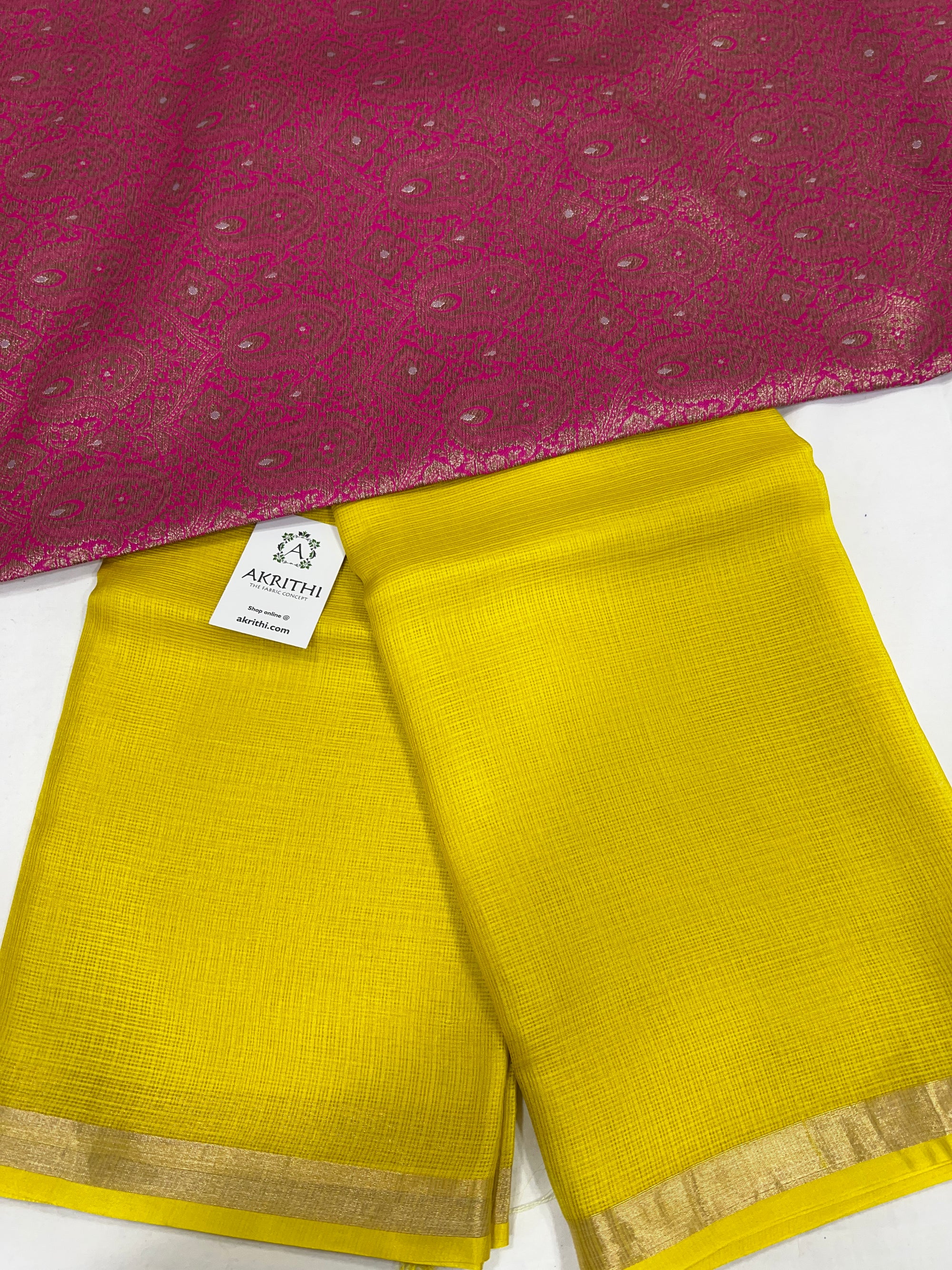 Pure Kota silk saree with banarasi blouse