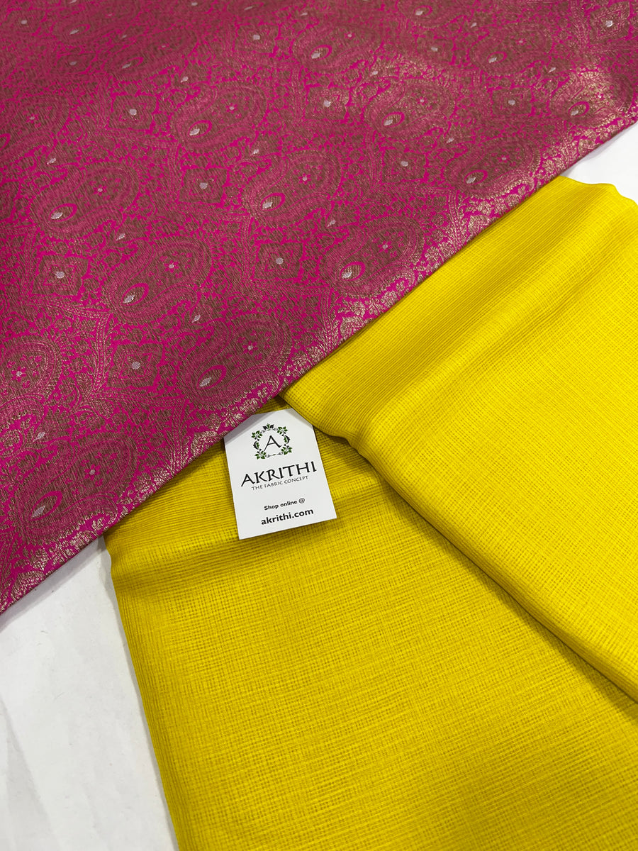 Pure Kota silk saree with banarasi blouse