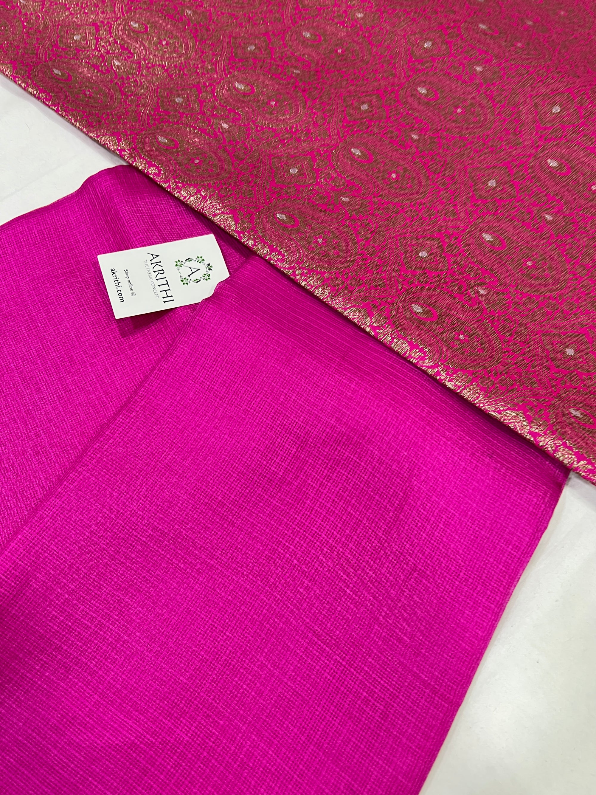 Pure Kota silk saree with banarasi blouse