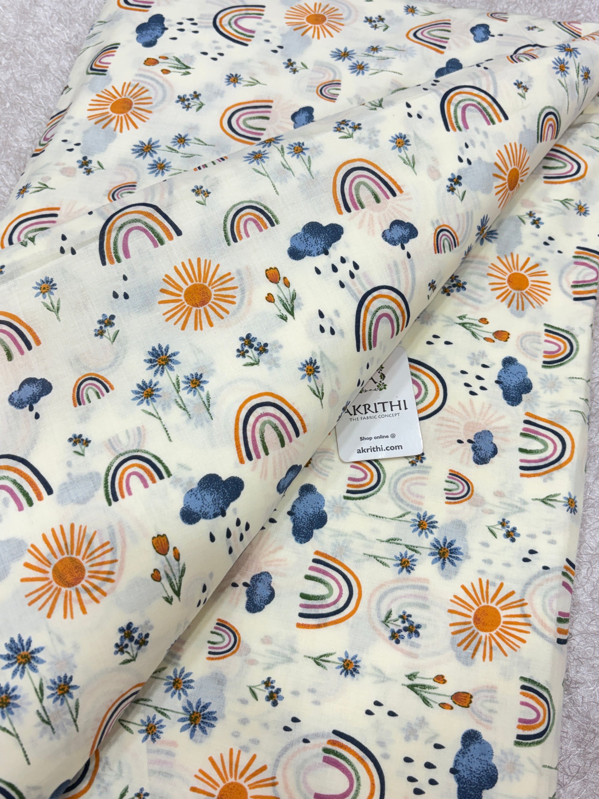 Kids Printed pure cotton fabric