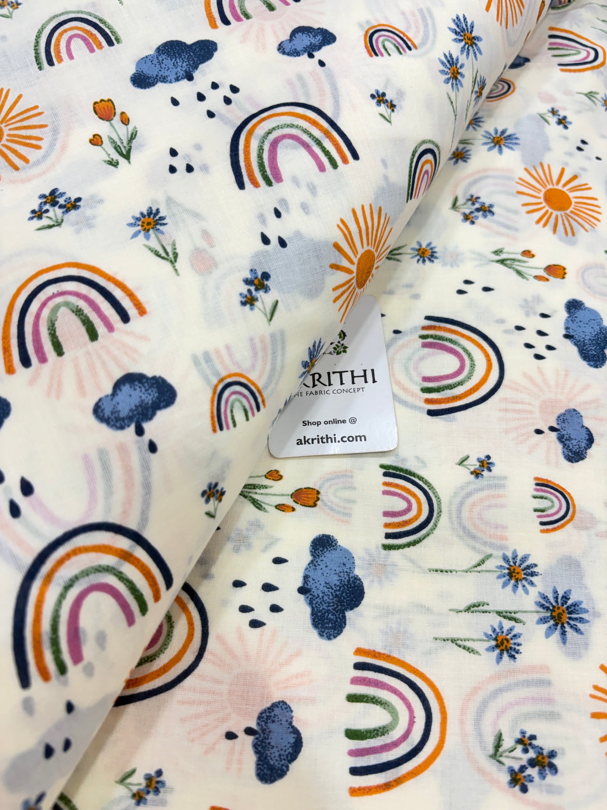 Kids Printed pure cotton fabric