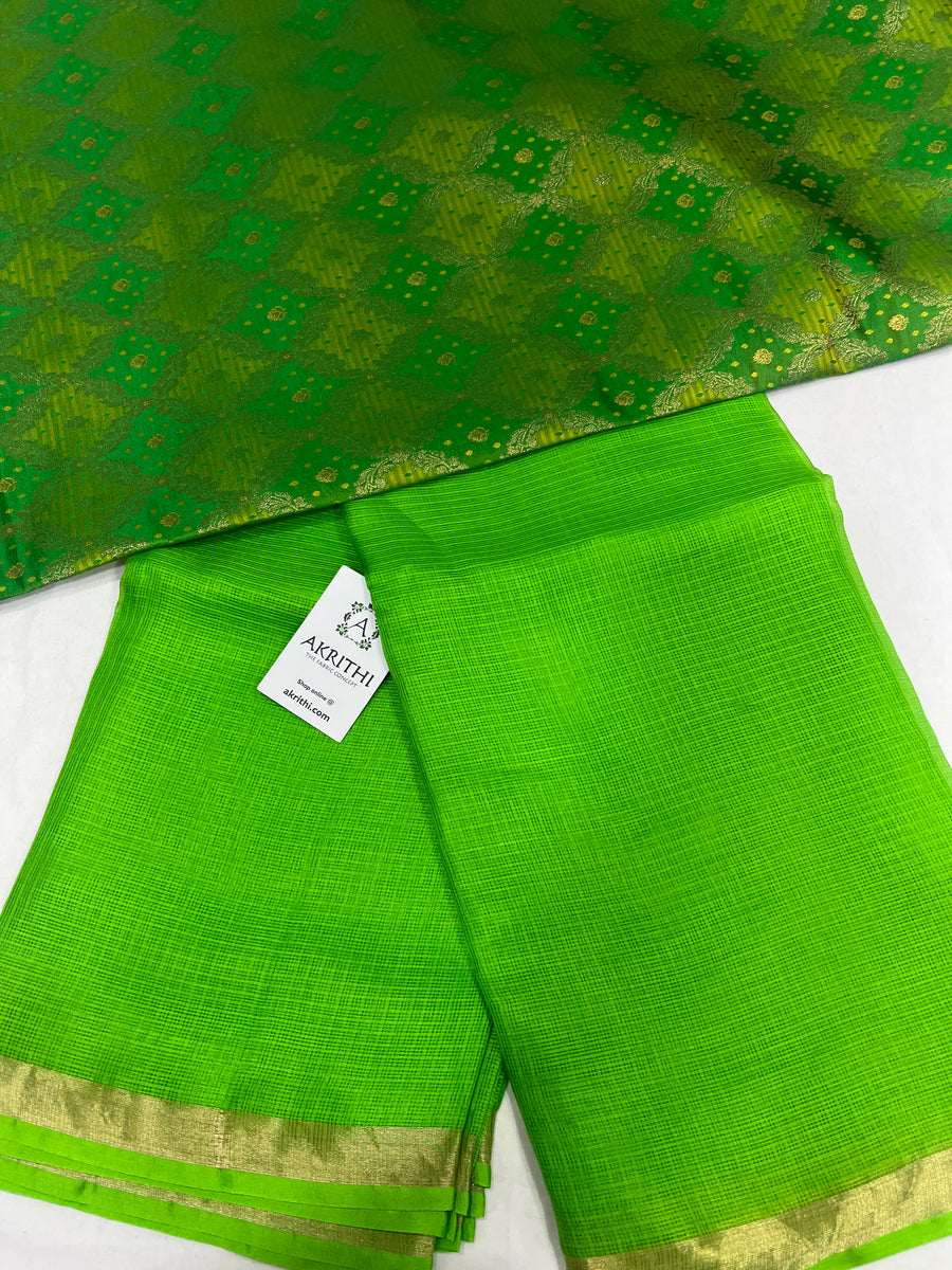 Pure Kota silk saree with banarasi blouse