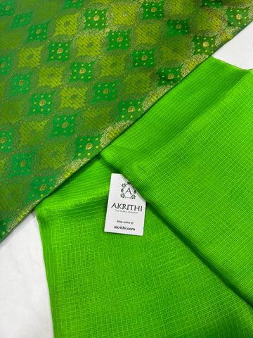 Pure Kota silk saree with banarasi blouse