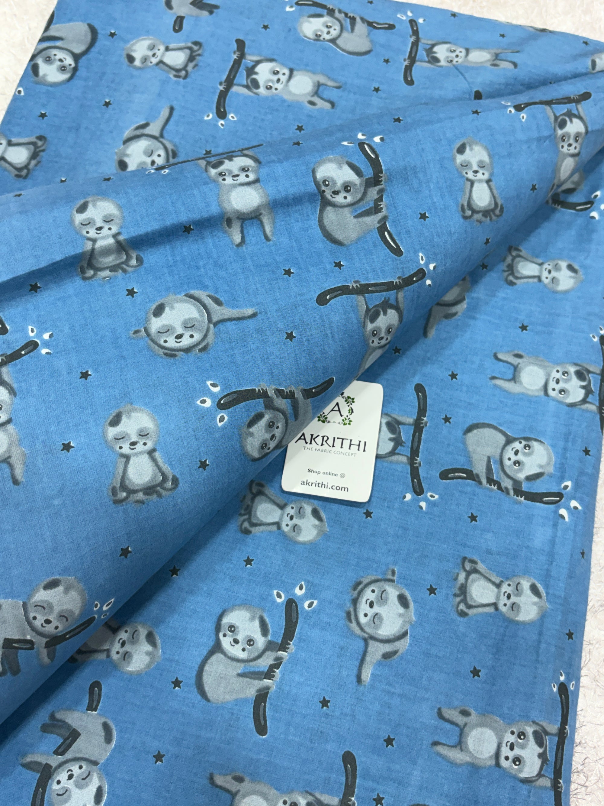 Kids Printed pure cotton fabric