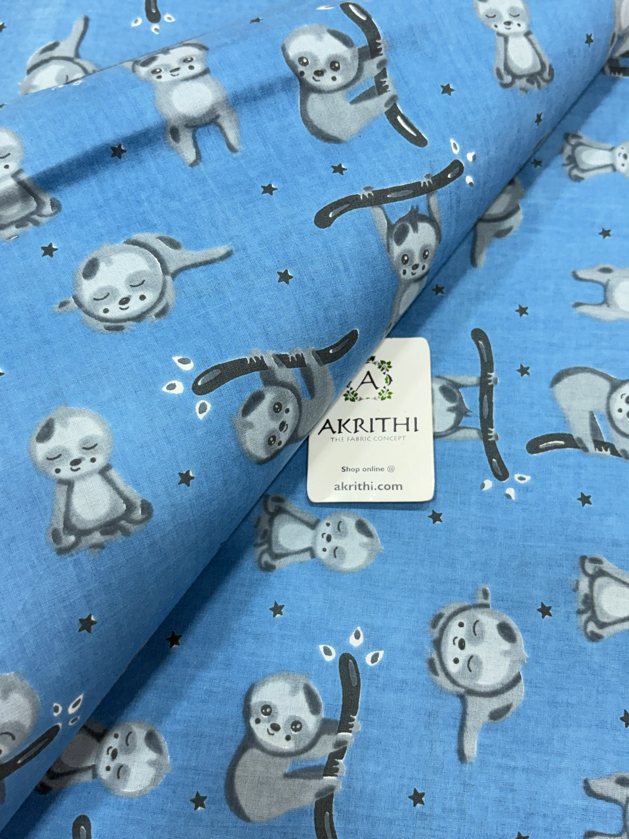 Kids Printed pure cotton fabric