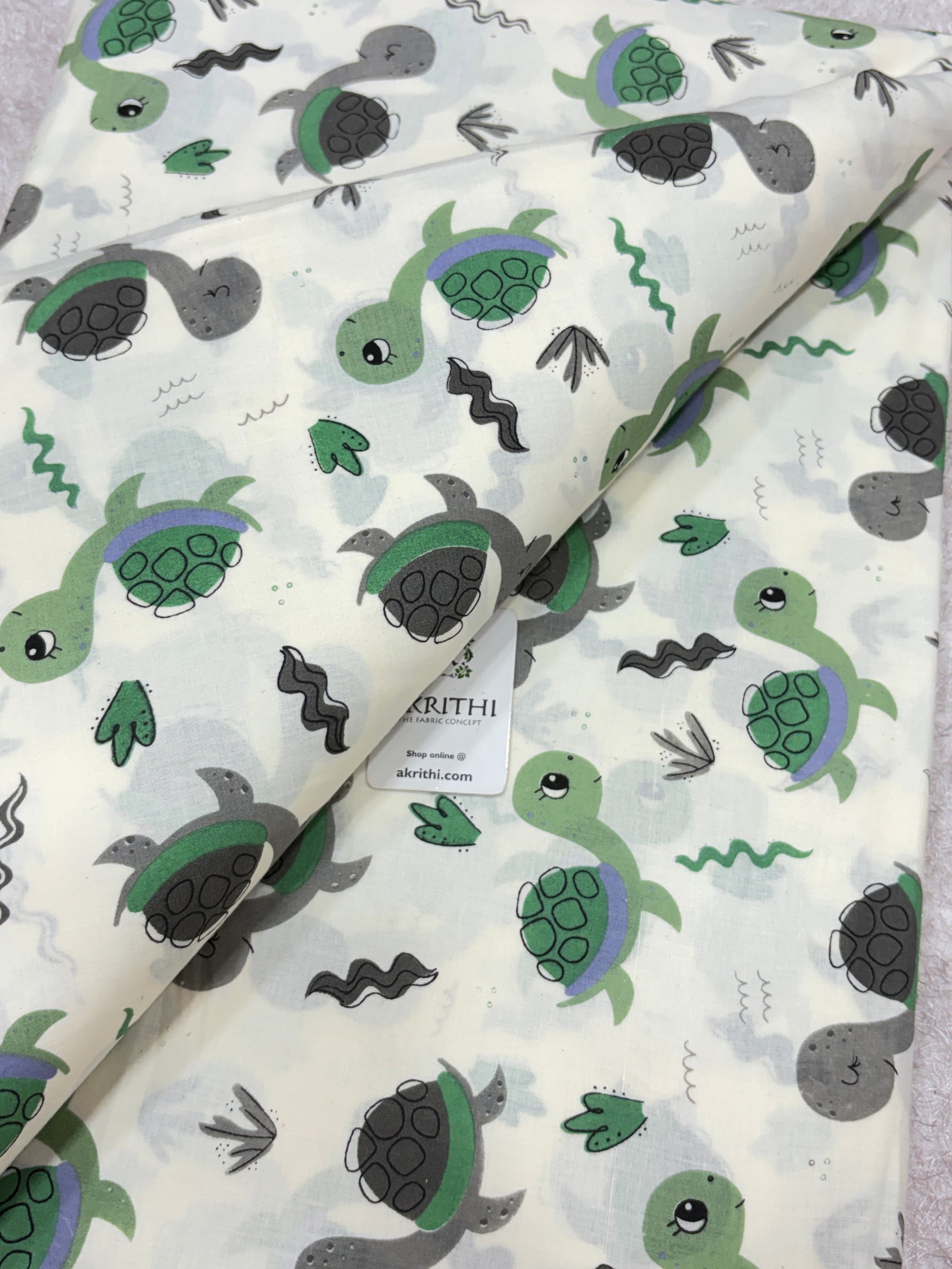 Kids Printed pure cotton fabric