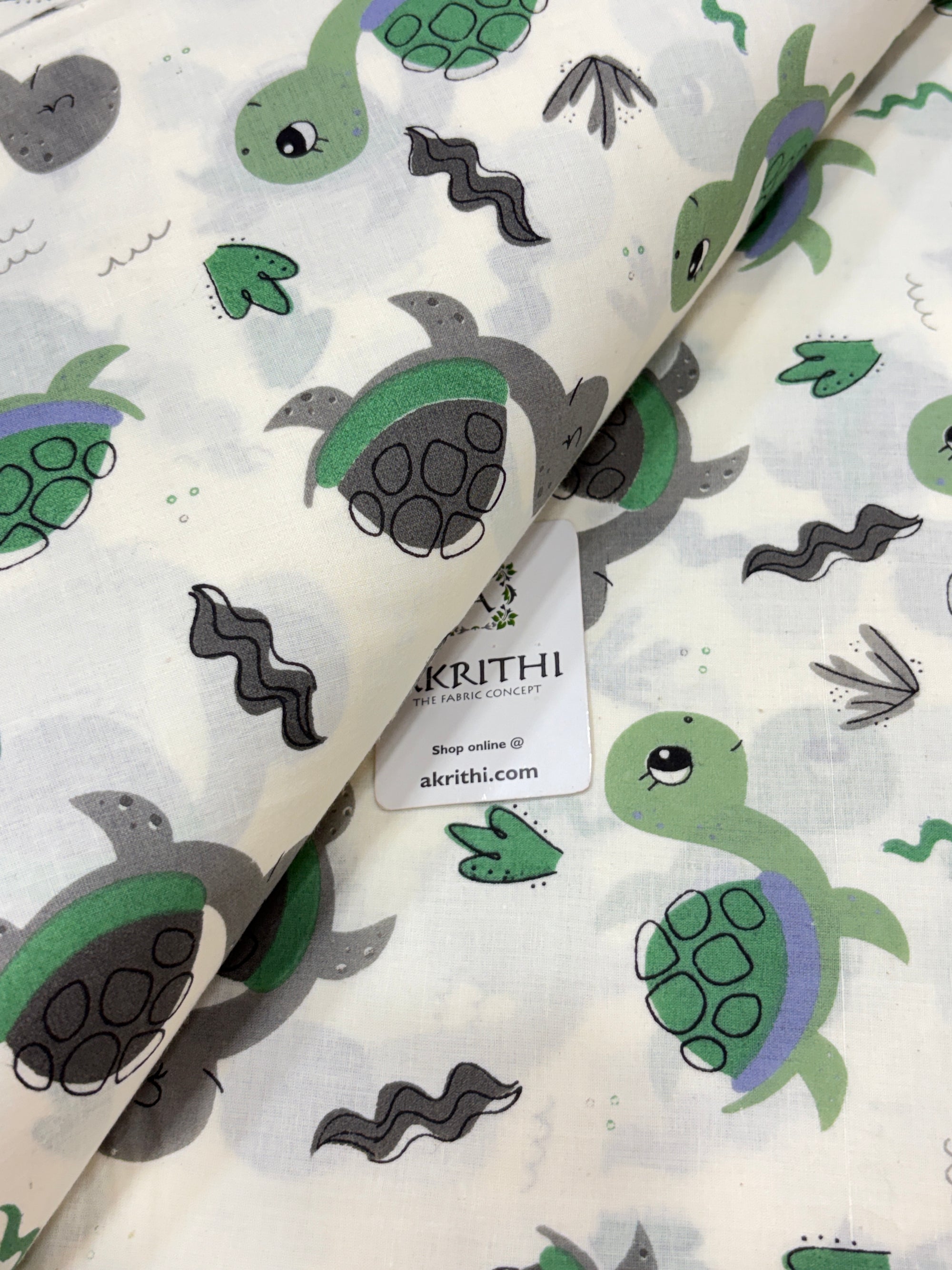 Kids Printed pure cotton fabric
