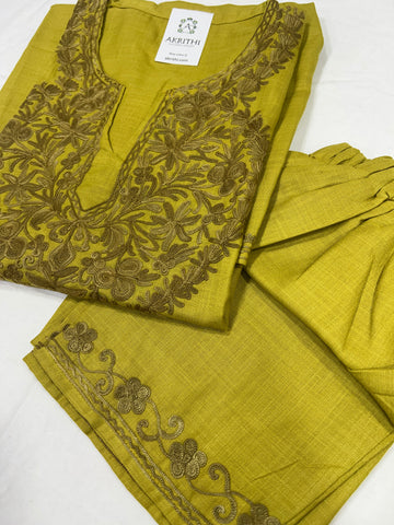 Stitched Kashmiri salwar suit