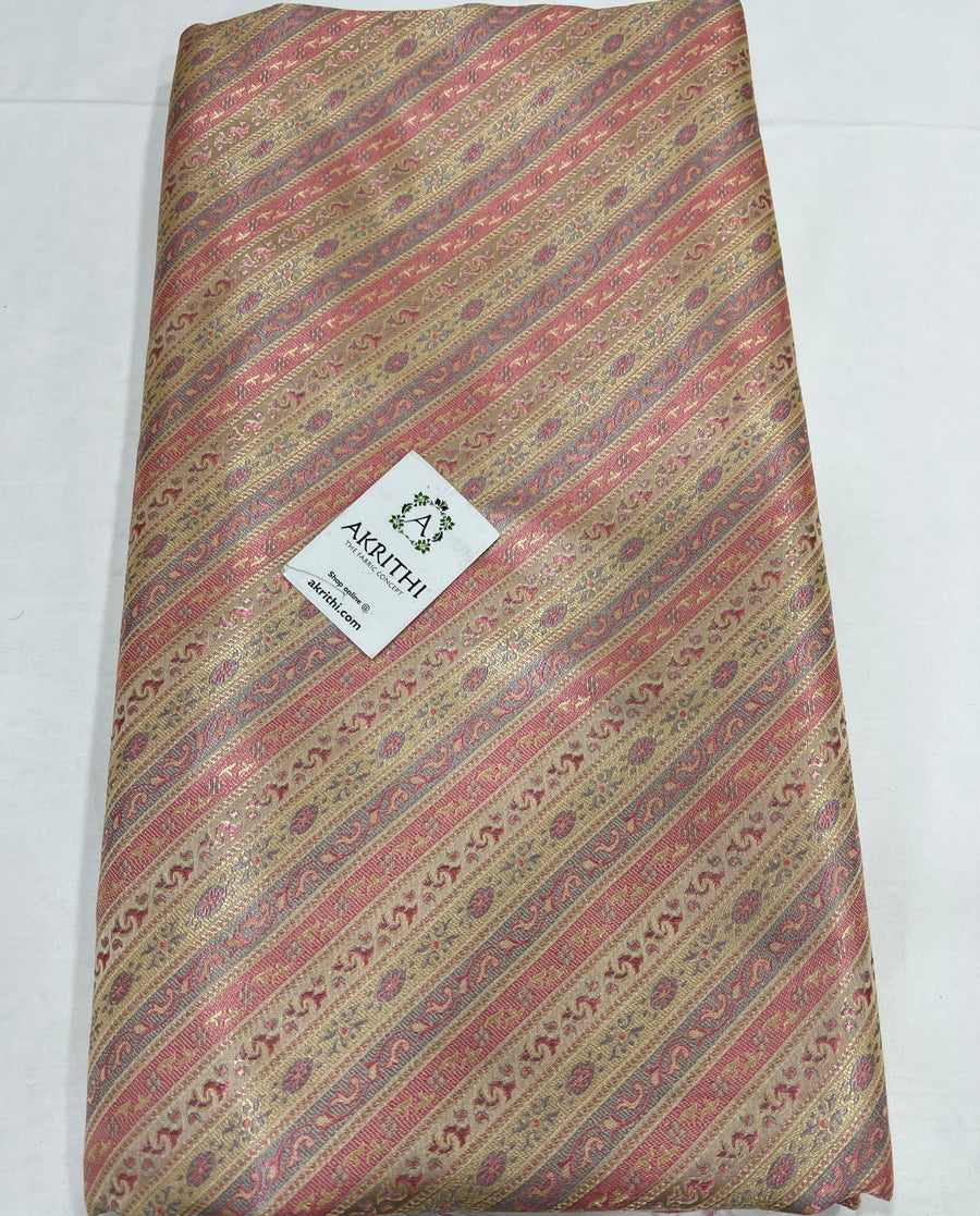 Pure Banarasi brocade fabric