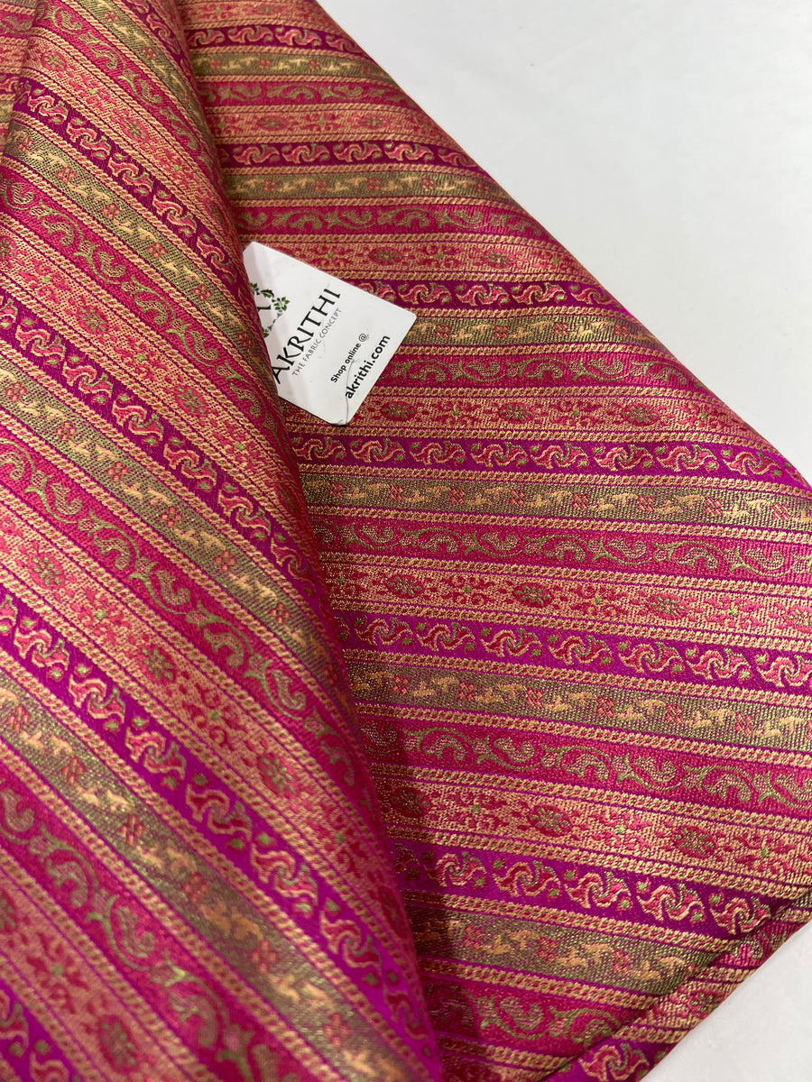 Pure Banarasi brocade fabric