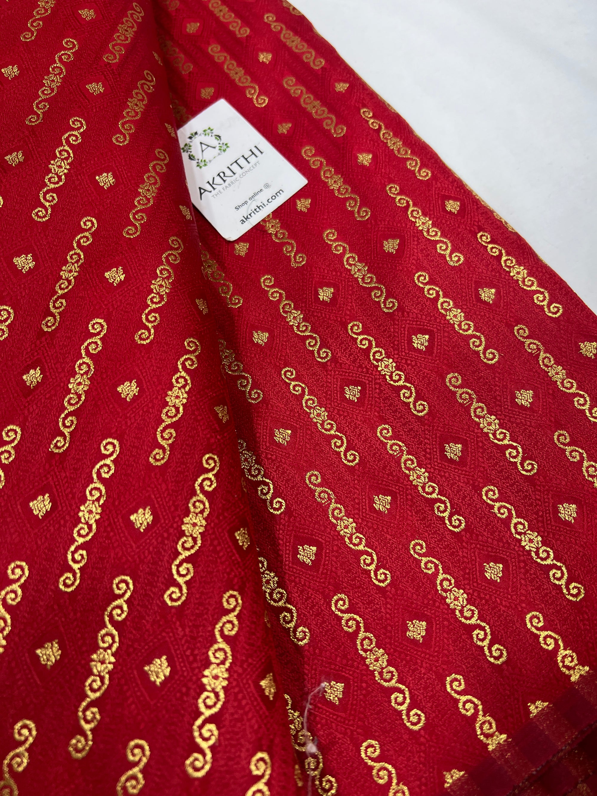 Pure Banarasi brocade fabric