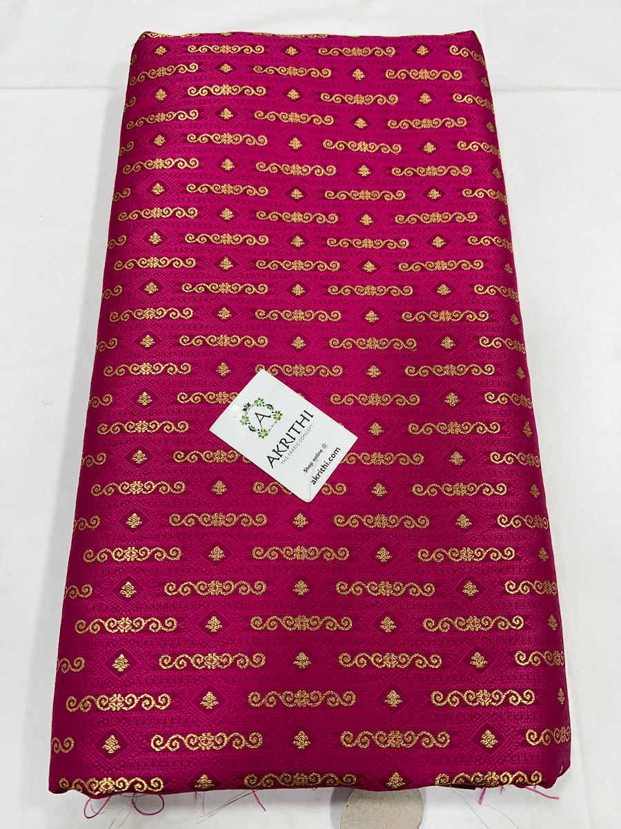 Pure Banarasi brocade fabric