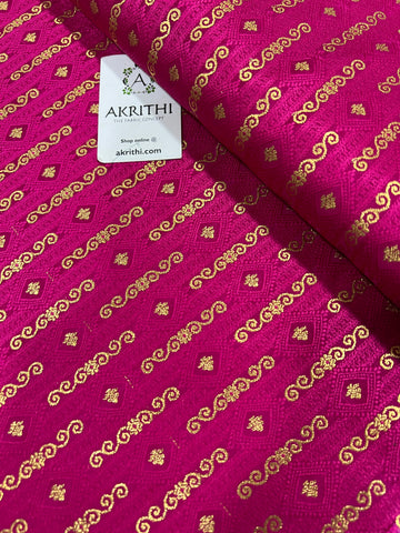 Pure Banarasi brocade fabric