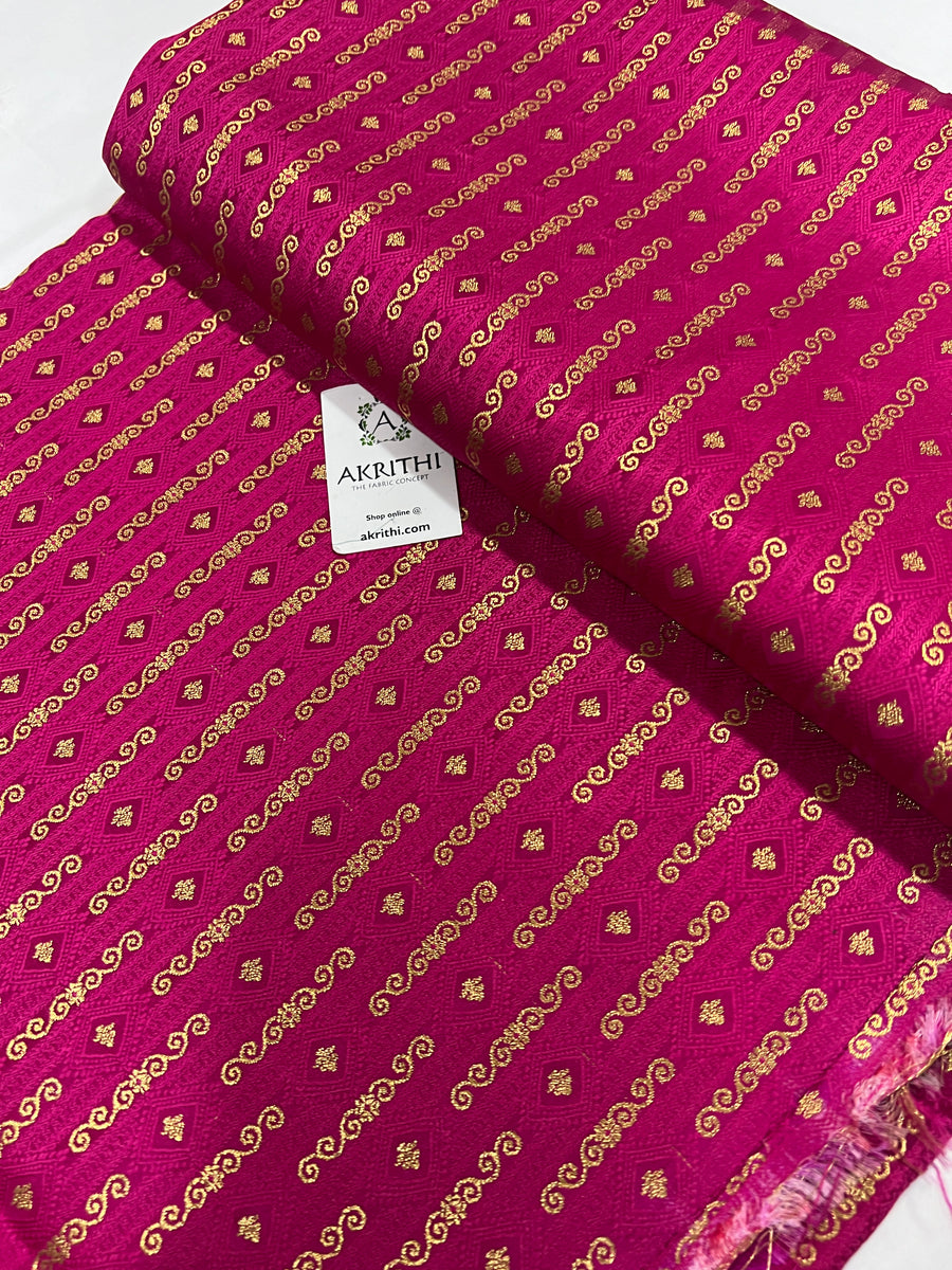 Pure Banarasi brocade fabric