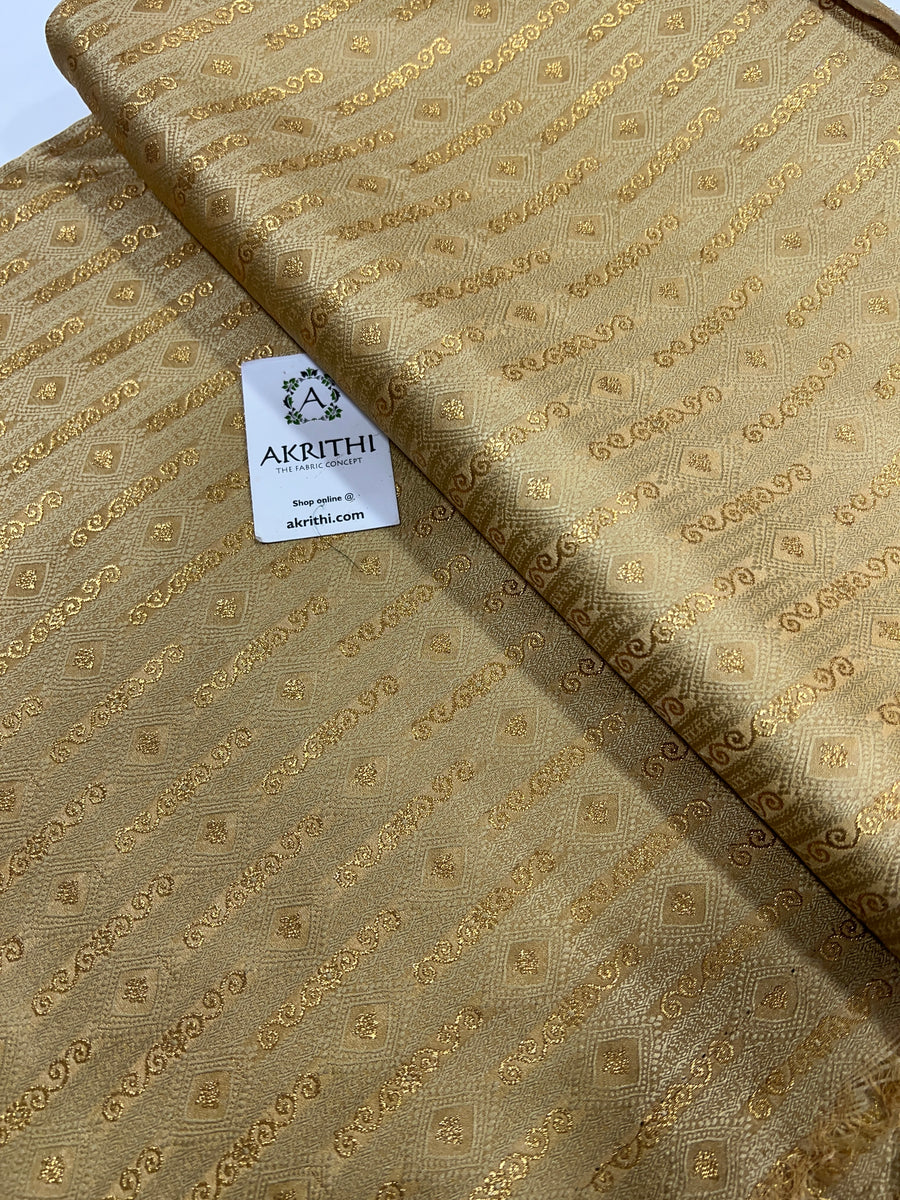 Pure Banarasi brocade fabric