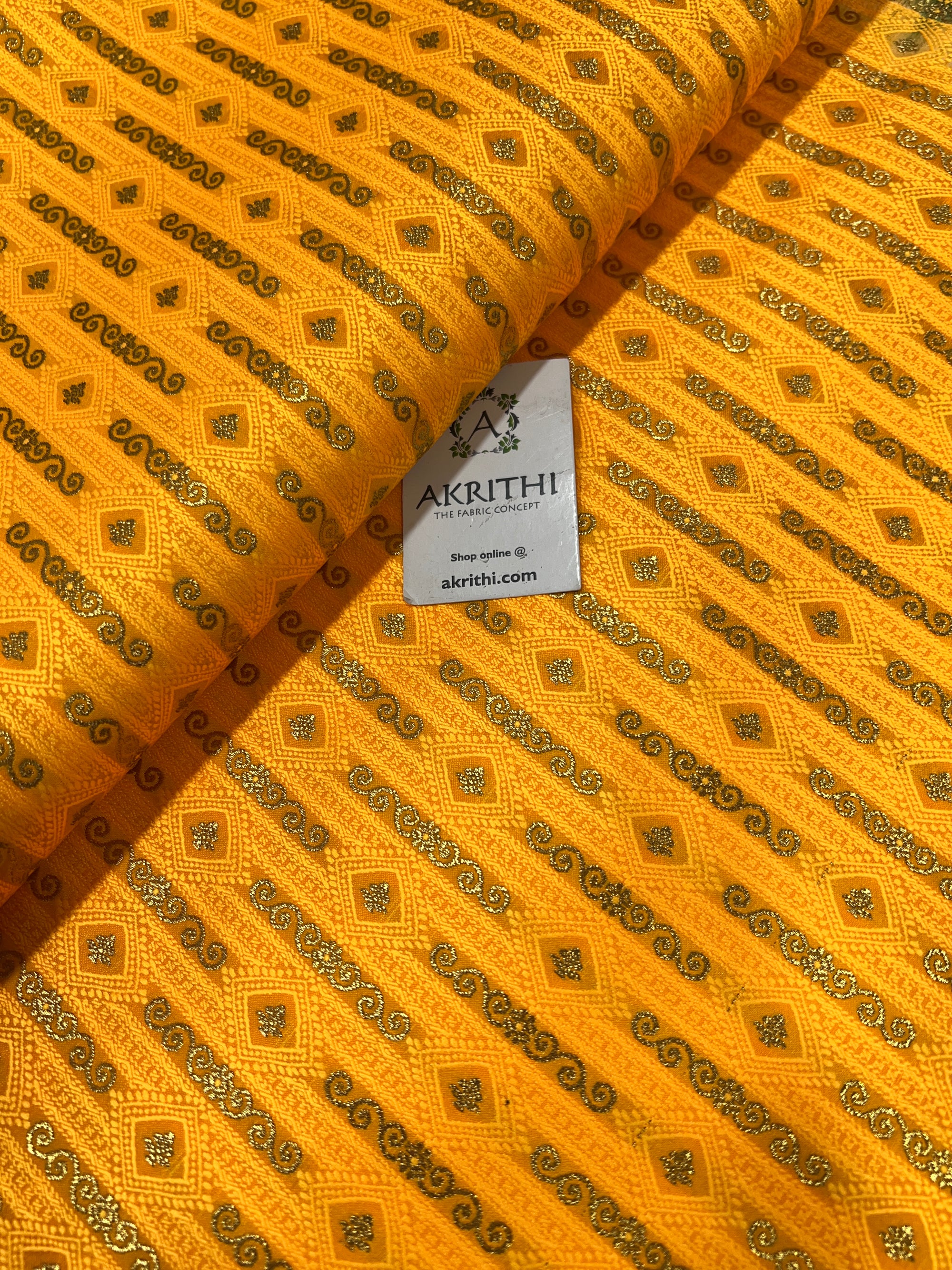 Pure Banarasi brocade fabric