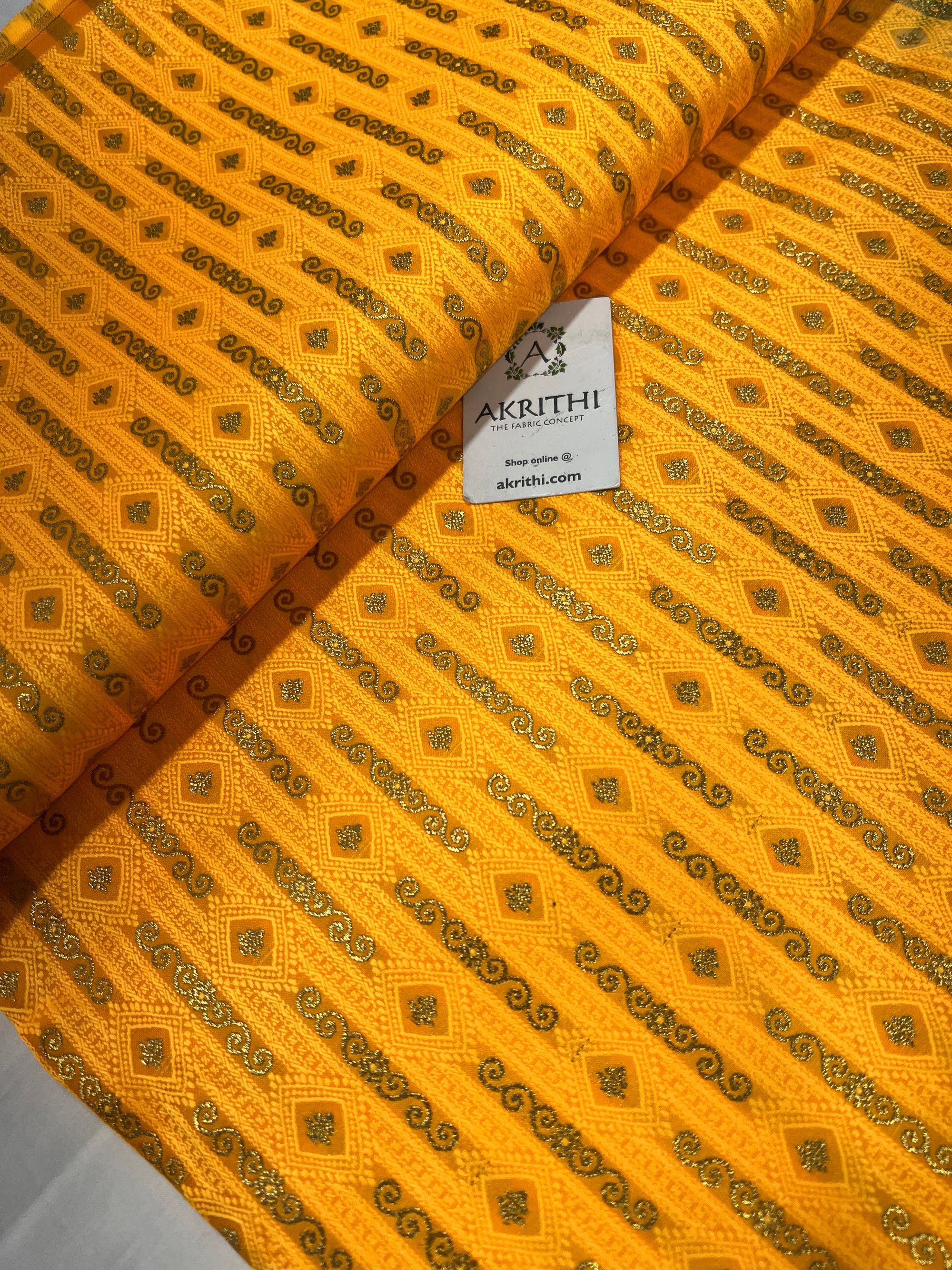 Pure Banarasi brocade fabric